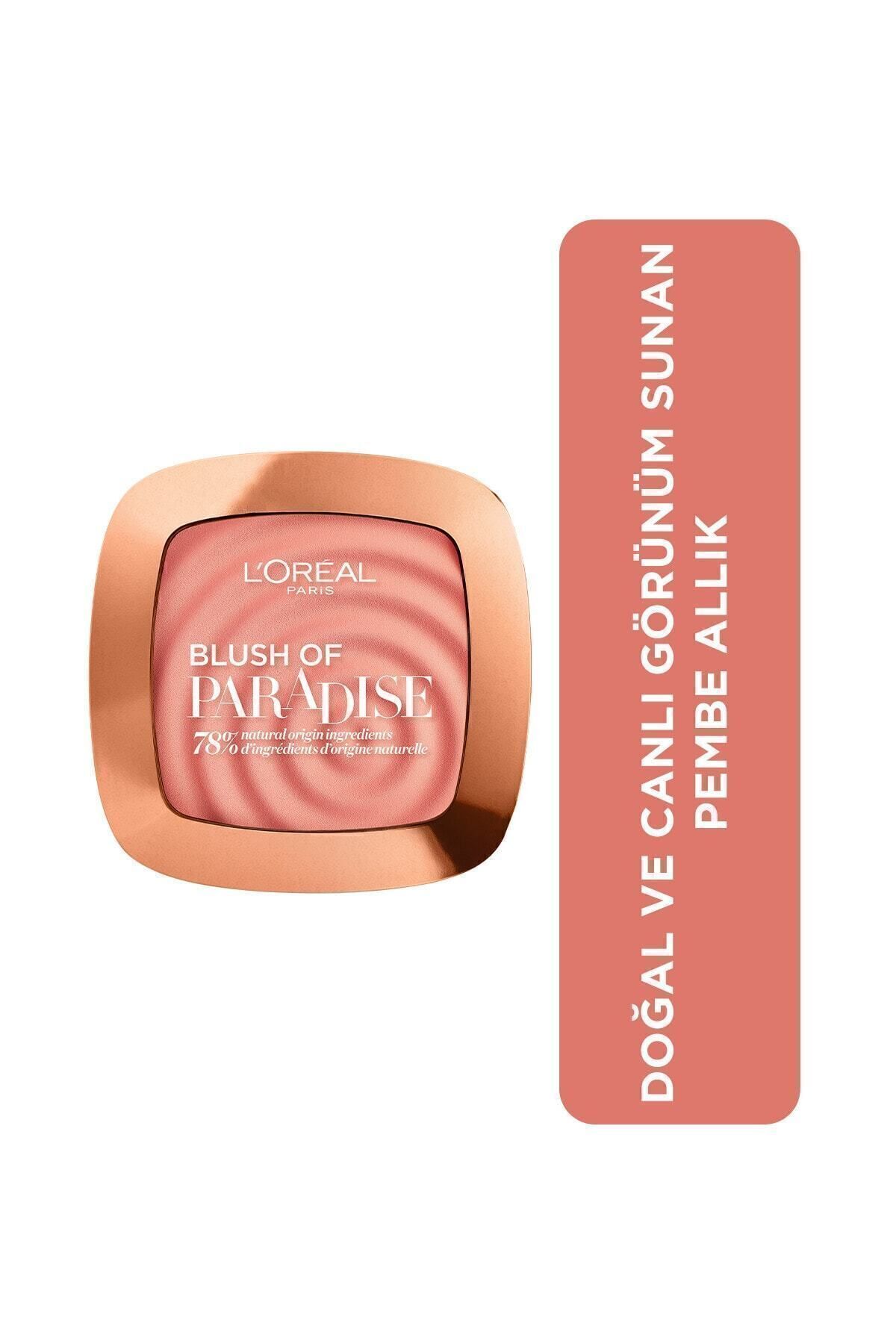 L'Oreal Paris Kadın Pembe Allık - Wake Up and Glow Blush 03 Melon Dollar Baby