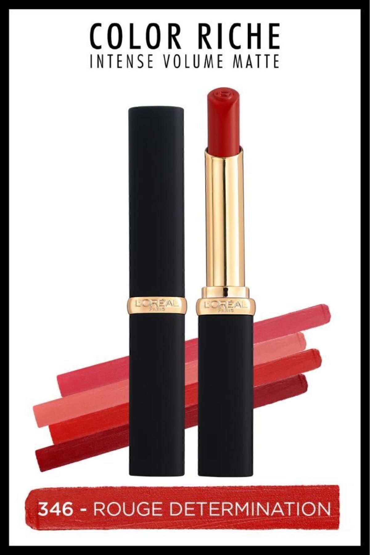 L'Oreal Paris Color Riche Intense Volume Matte Ruj - 346 Rouge Determination