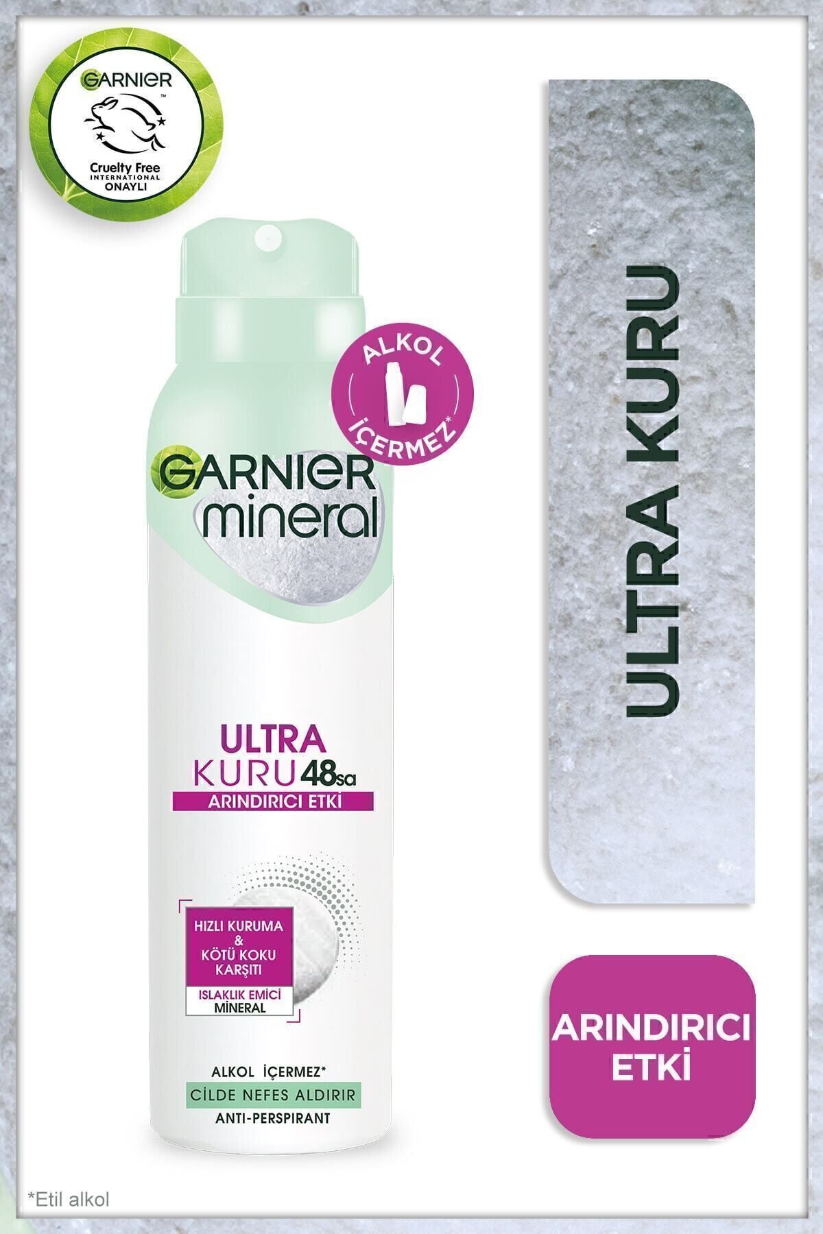 Garnier Mineral Ultra Kuru Kadın Sprey Deodorant