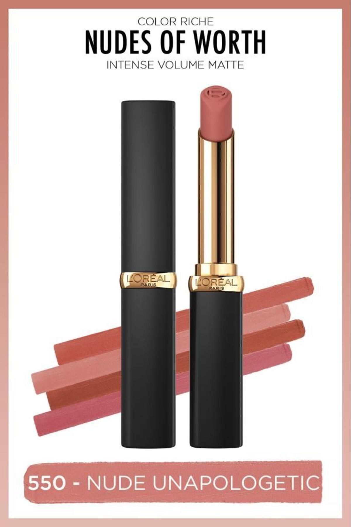 L'Oreal Paris Color Riche Intense Volume Matte Ruj - 550 Nude Unapologetic