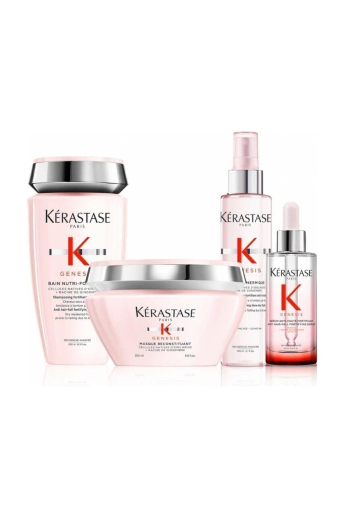 Kerastase Genesis Dökülme Önleyici Şampuan 250 ml - Maske 200 ml - Sprey 150 ml - Serum 90 ml