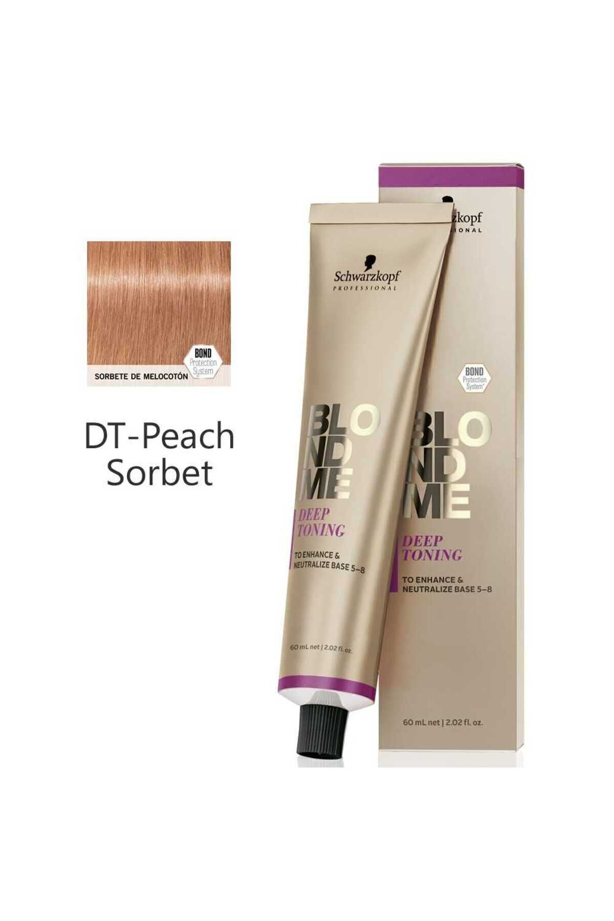 Schwarzkopf Blondme Deep Toning Tonlama İçin Krem Boya 60 ml DT Peach Sorbet Şeftali Sorbe