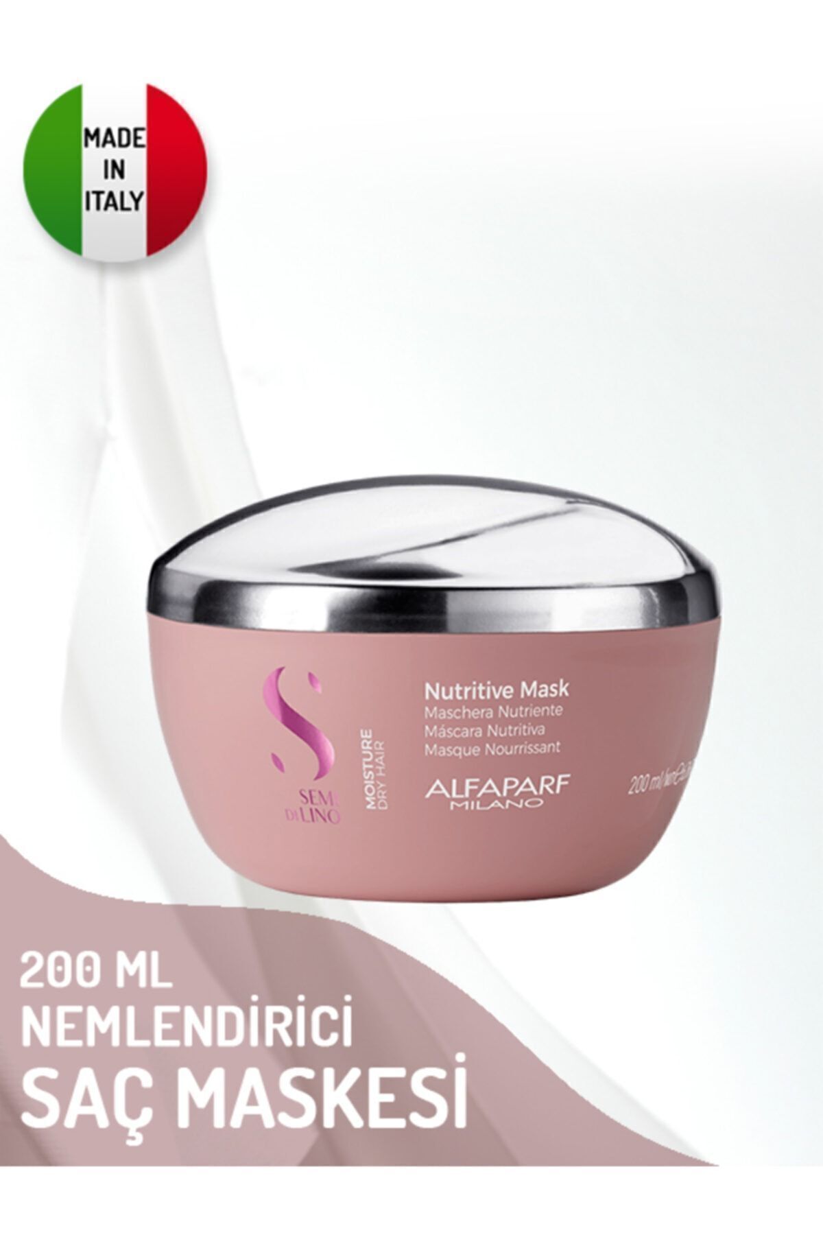 Alfaparf Semi Di Lino Moisture Nutritive Mask 200ml Kategori: Saç Maskesi