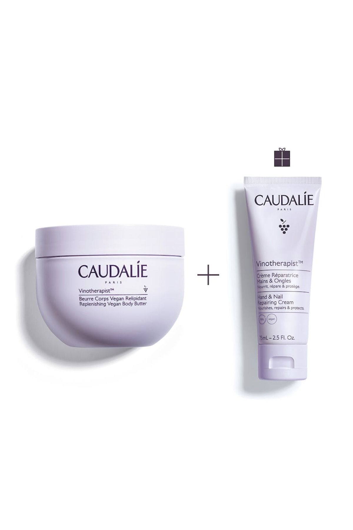 Caudalie Vinotherapist Nemlendirici Vücut Bakım Ikilisi - Vücut Balmı 250 Ml + El Bakım Kremi 75 Ml