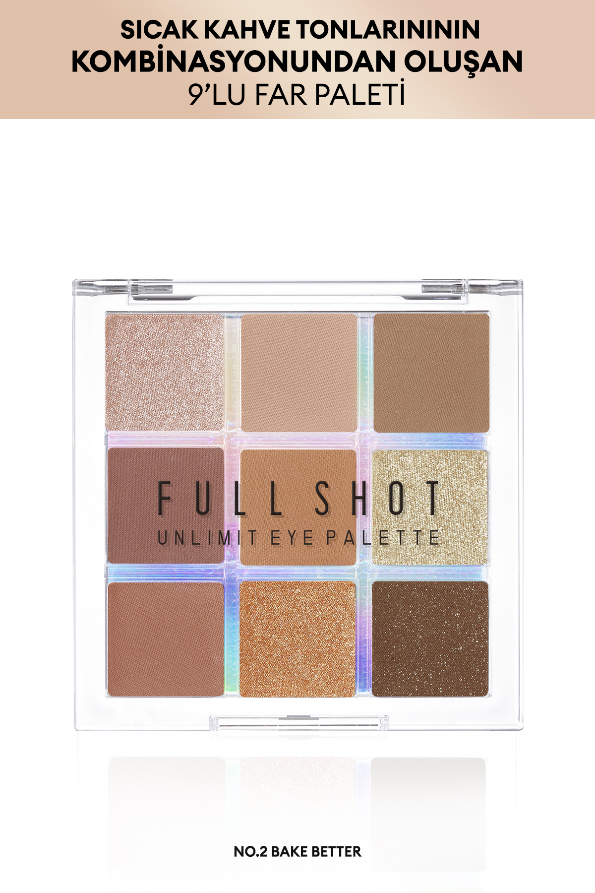 Missha Yoğun Renk Pigmentli 9' Lu Far Paleti Full Shot Unlimit Eye Palette (no.2 Bake Better)