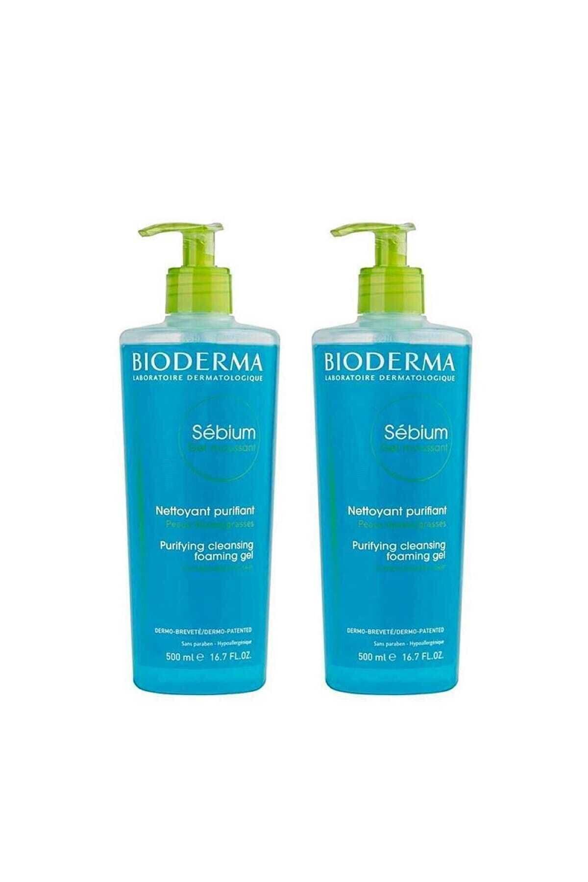 Bioderma Sebium Foaming Gel - Karma&yağlı Ciltler Için Temizleyici Jel 500 Mlx2 8699956510460