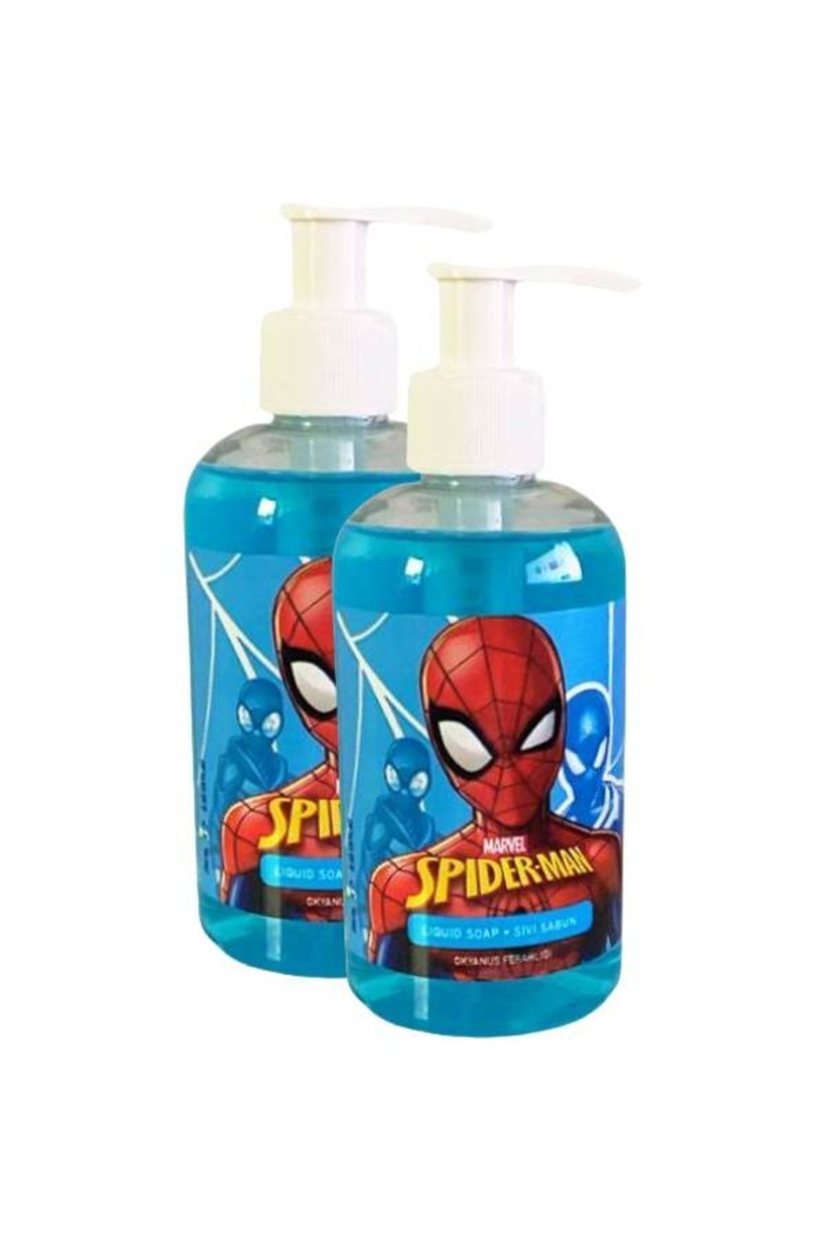 Marvel Çocuklara Özel Spiderman Sıvı Sabun Okyanus Ferahlığı 250 ml (2 Adet)