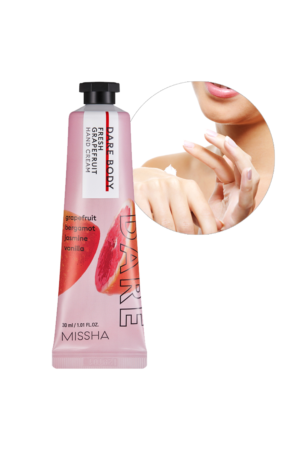 Missha Çarpıcı Kokulu, Nemlendirme Etkili El Bakım Kremi Dare Body Hand Cream (fresh Grapefruit)