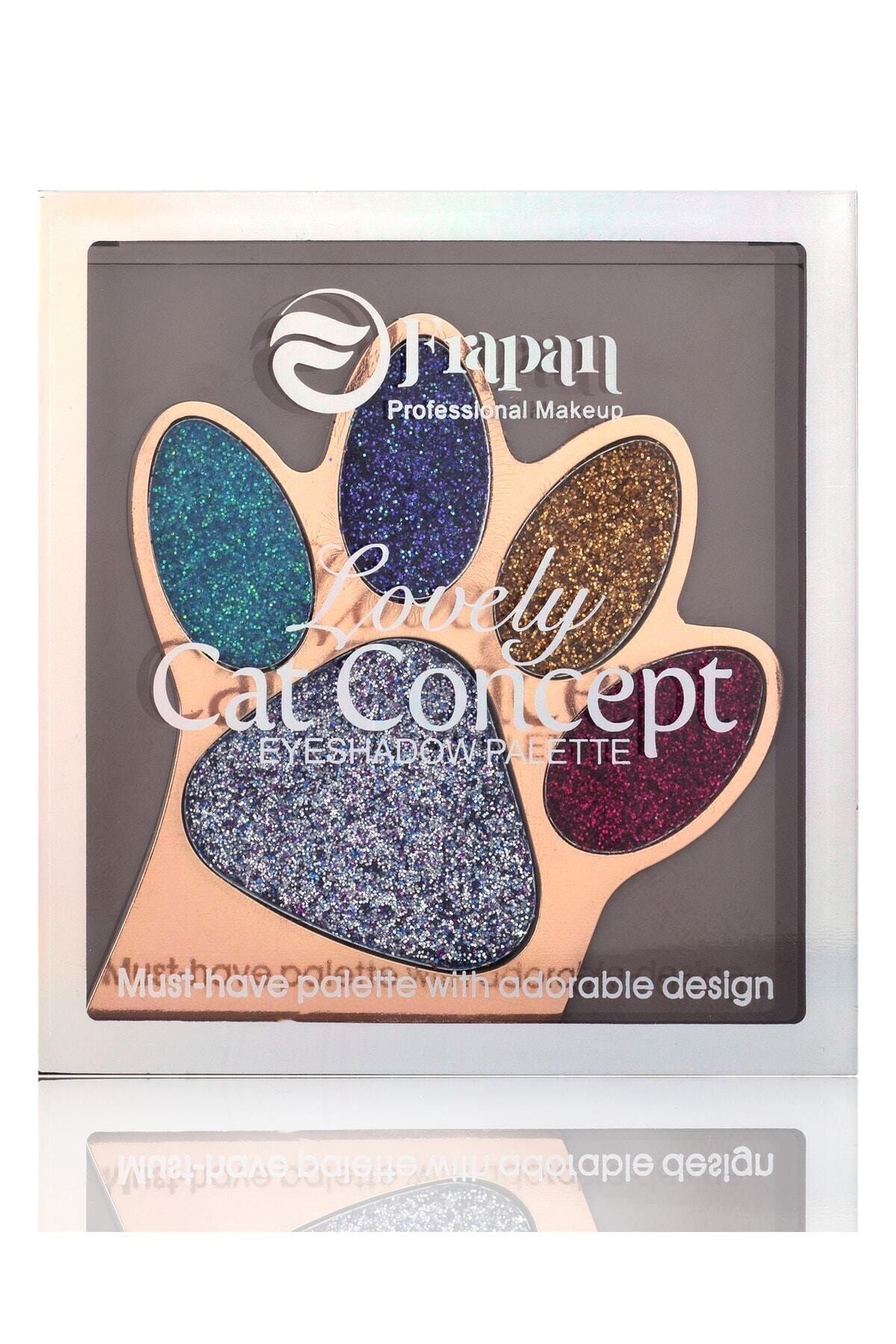 Frapan Kedi Patili 5 Renkli Glitter Far 02