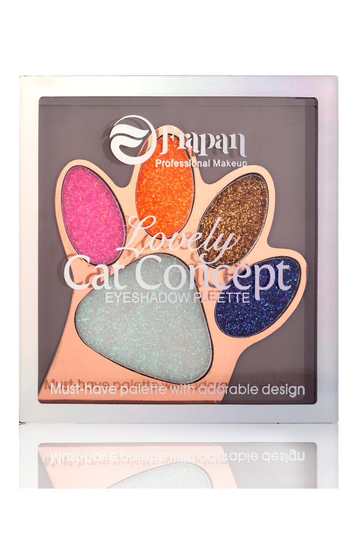 Frapan Kedi Patili 5 Renkli Glitter Far 03