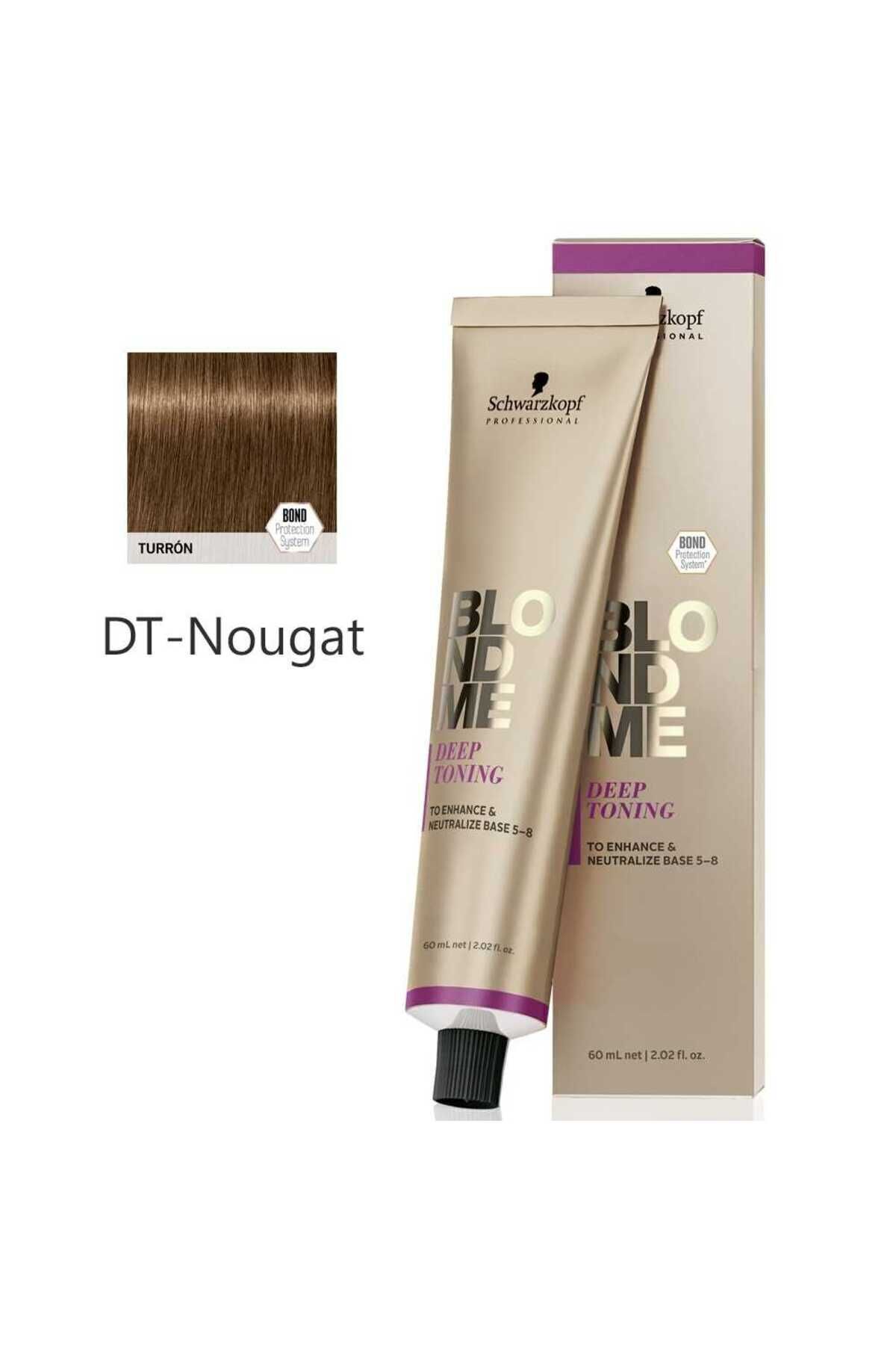 Schwarzkopf BLONDME Deep Toning Tonlama İçin Krem Boya 60ml DT - Nougat (Koyu Karamel)