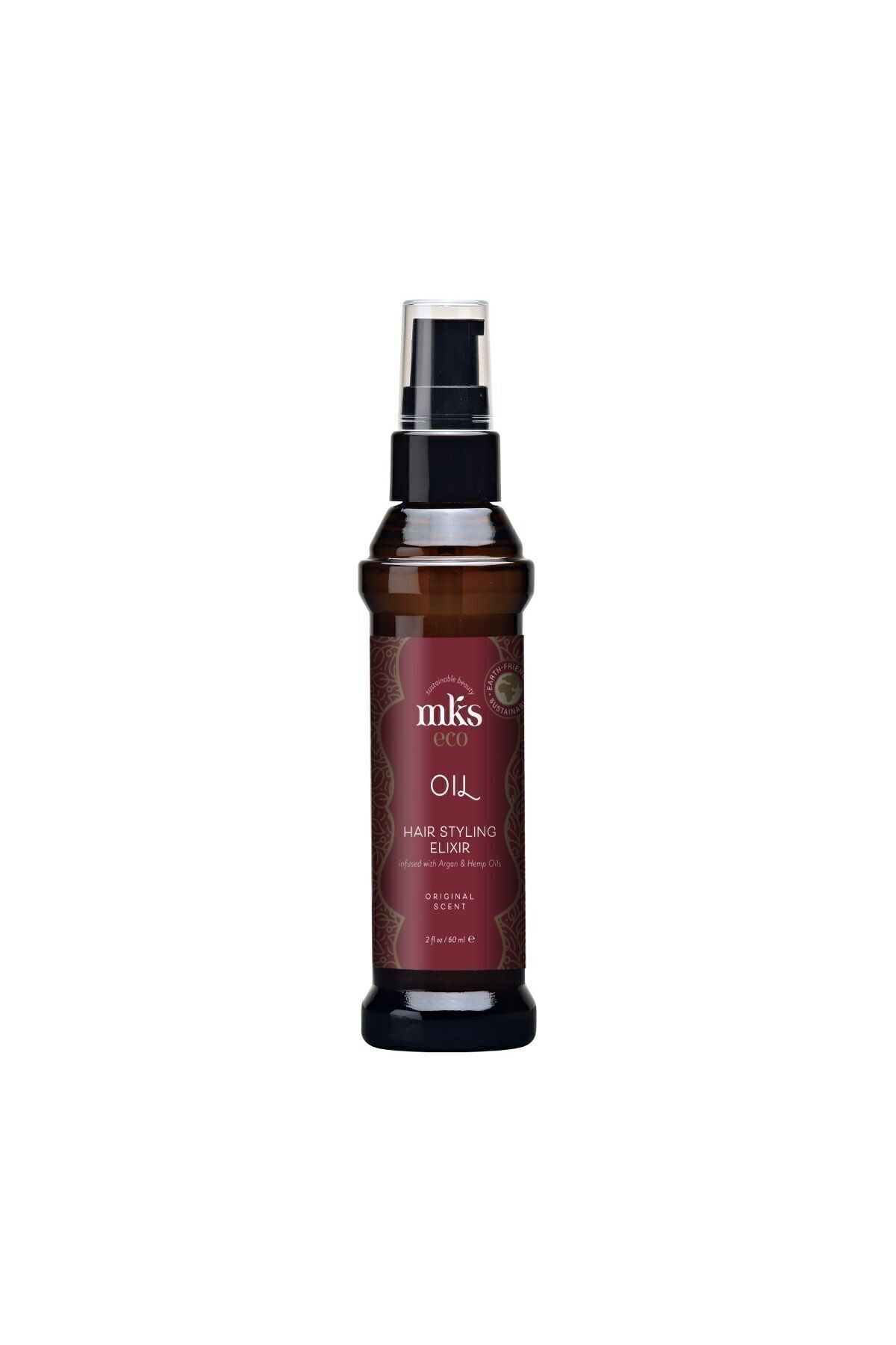 MKS Eco Oil Hair Styling Elixir Original Scent / Arganlı Saç Bakım Yağı 60 Ml