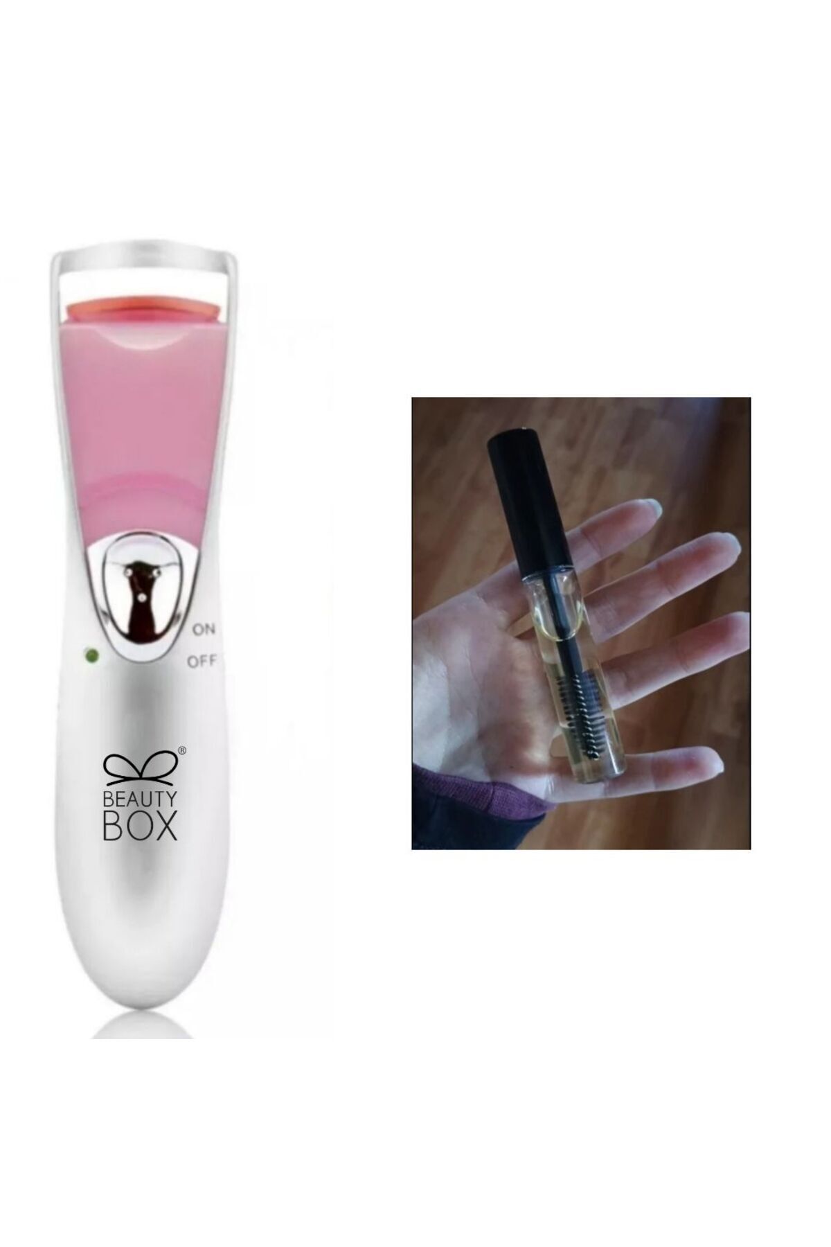 Beauty Box Doğal Lifting Isıtmalı Kirpik Kıvırıcı Şeffaf Kaş Kirpik Güçlendirici