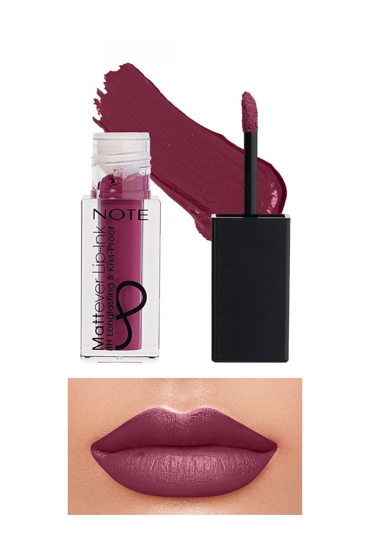 NOTE Mattever Lip-Ink Mat ve Kalıcı Likit Ruj 07 Mouve On - Mor