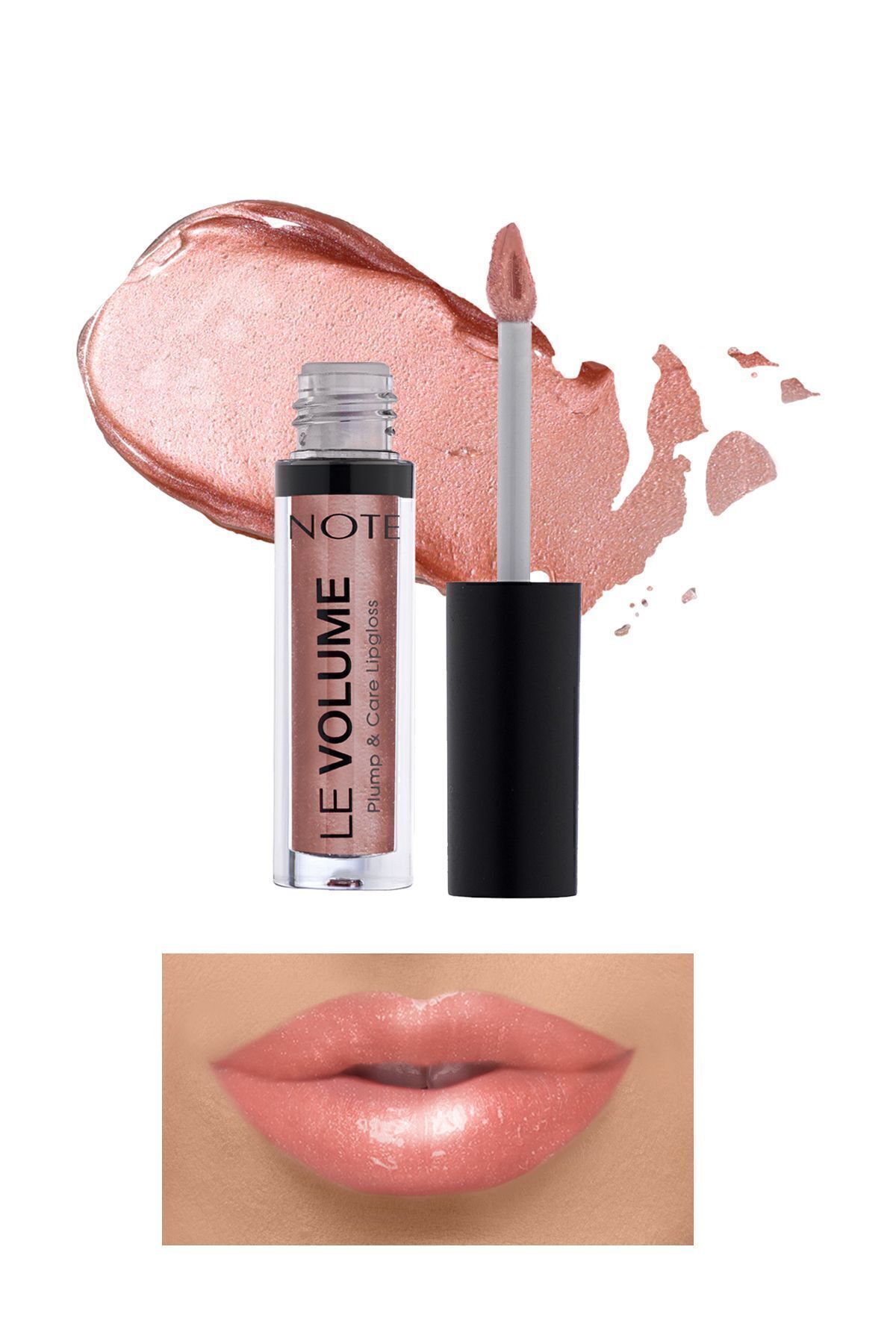 NOTE Le Volume Plump & Care Lipgloss Nemlendirici Dudak Parlatıcısı - 19 Secret Kiss - Pembe
