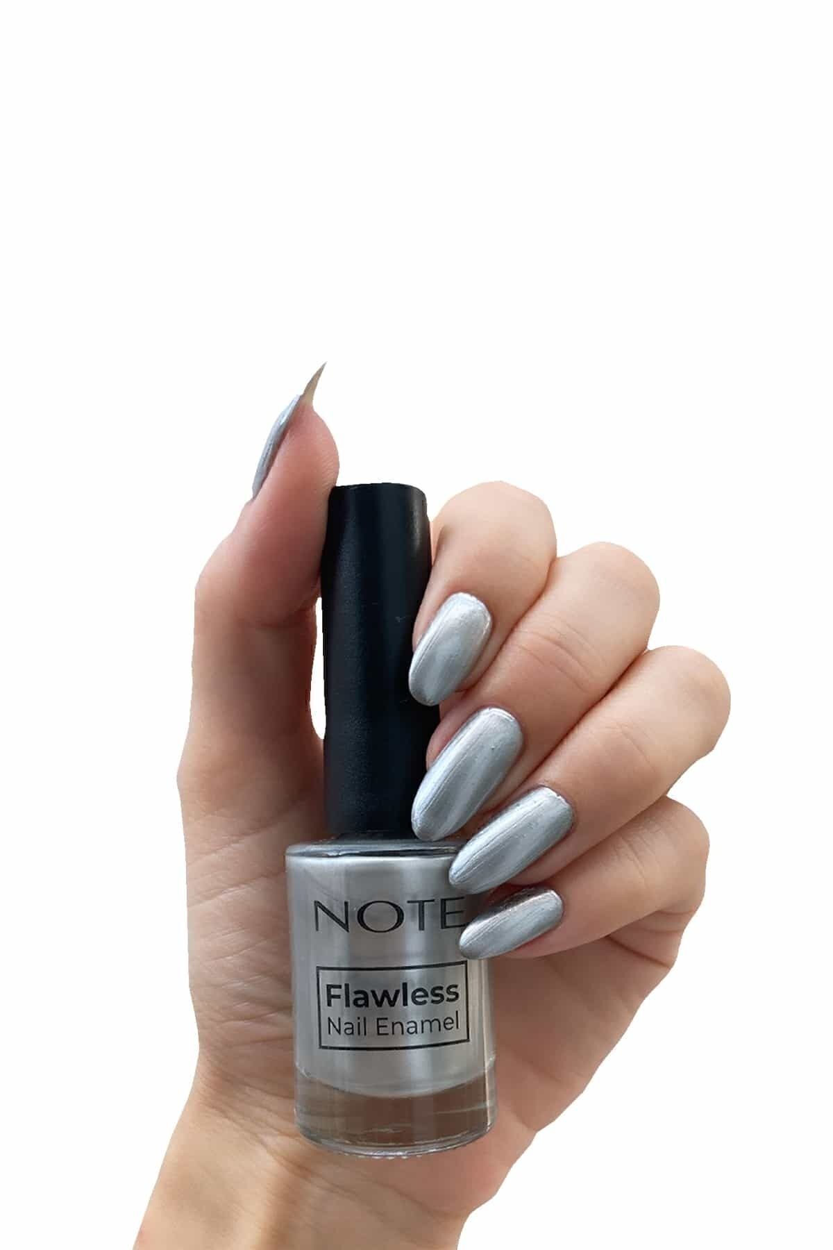 NOTE Nail Flawless Oje 120 Silver Moon - Gri