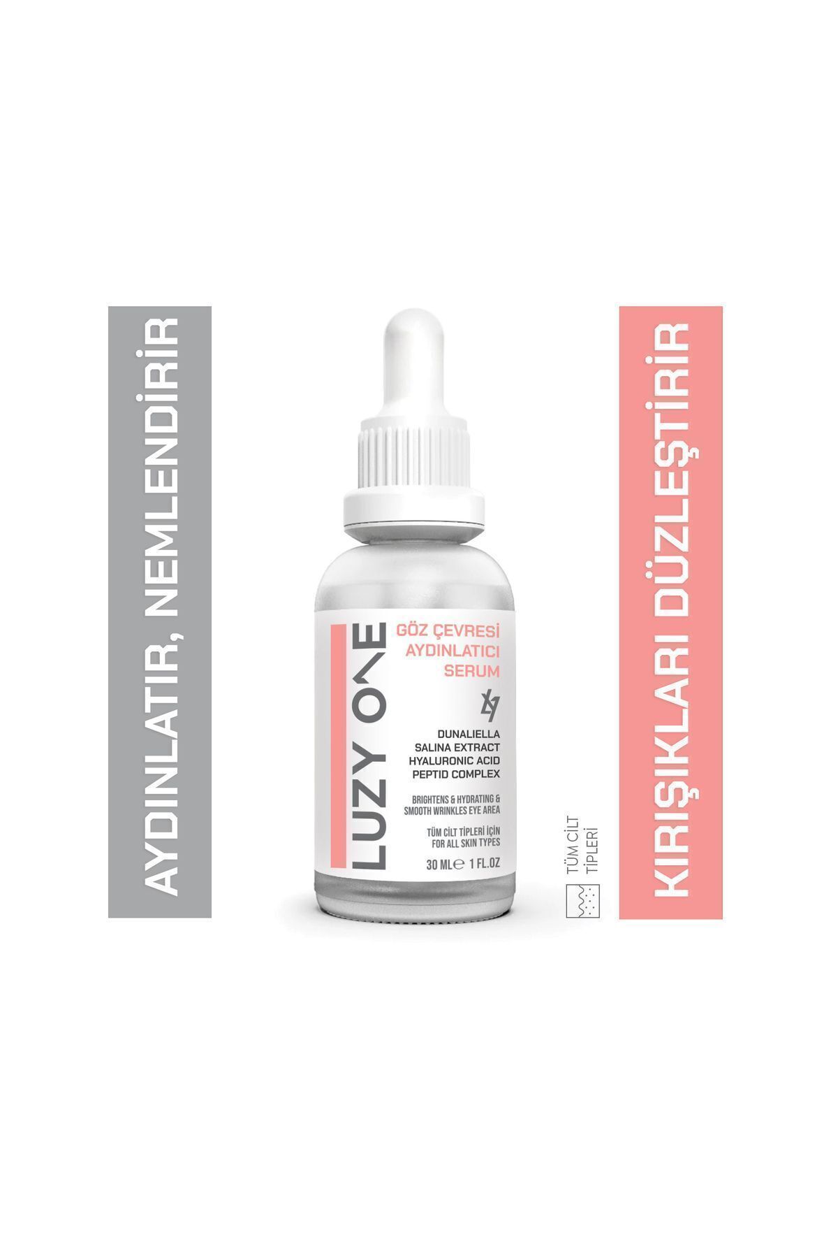 Luzy One Göz Çevresi Aydınlatıcı Serum – Morluk Ve Şişkinlikleri Azaltan Gençleştirici Göz Bakım Serumu 30 ml