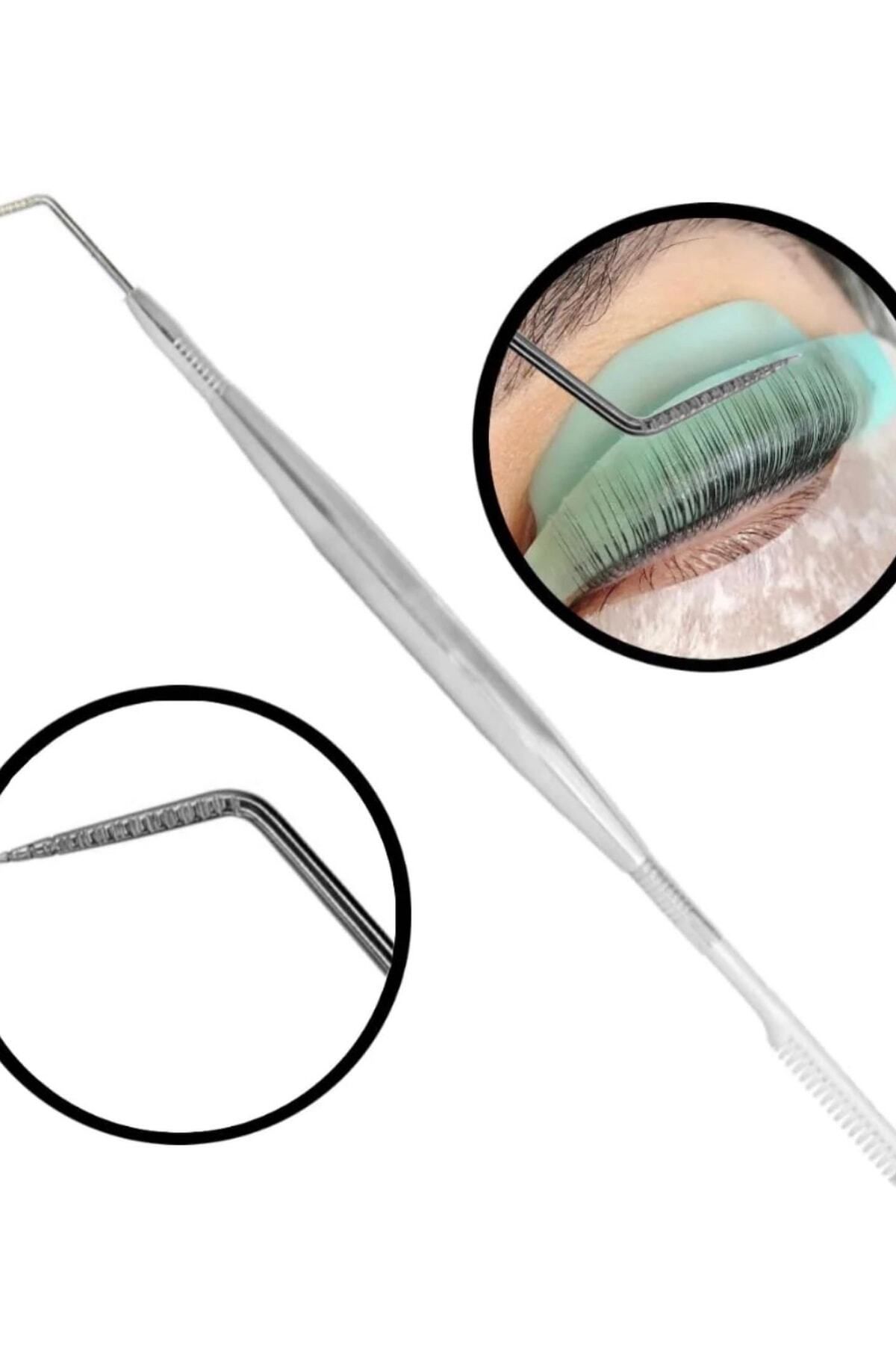 OZLEM BASAR BEAUTY Kirpik Lifting Için Sivri Uçlu Çelik Çubuk Fıller Kırılmaz Tarama Aleti
