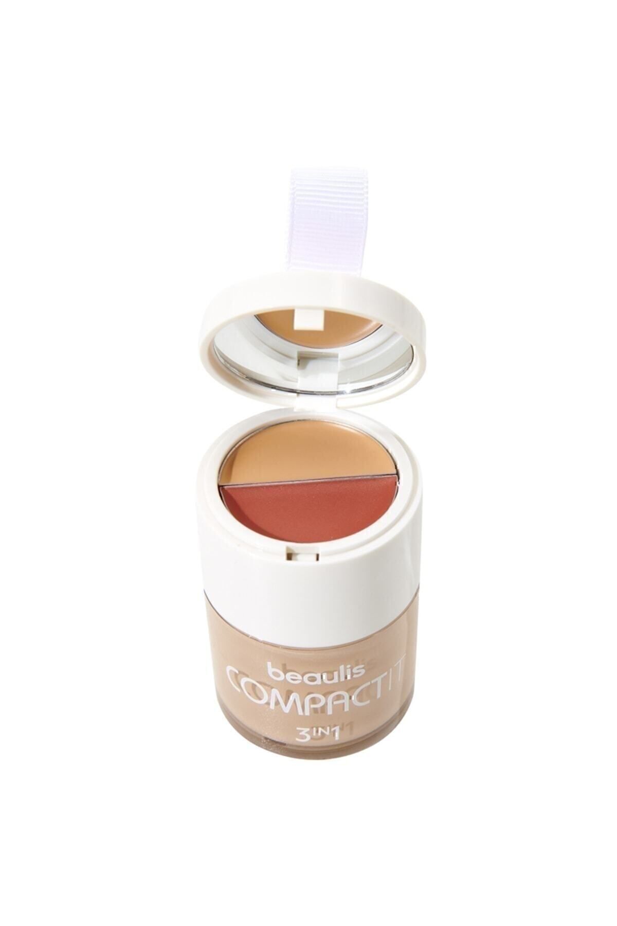 beaulis Compact It Fondöten & Allık & Kapatıcı 115 Natural Beige