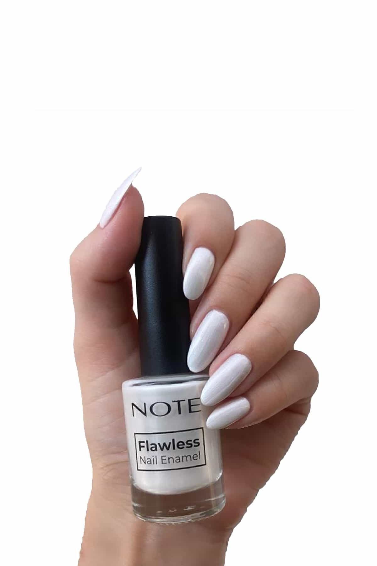 NOTE Nail Flawless Oje 43 Pearl -Beyaz