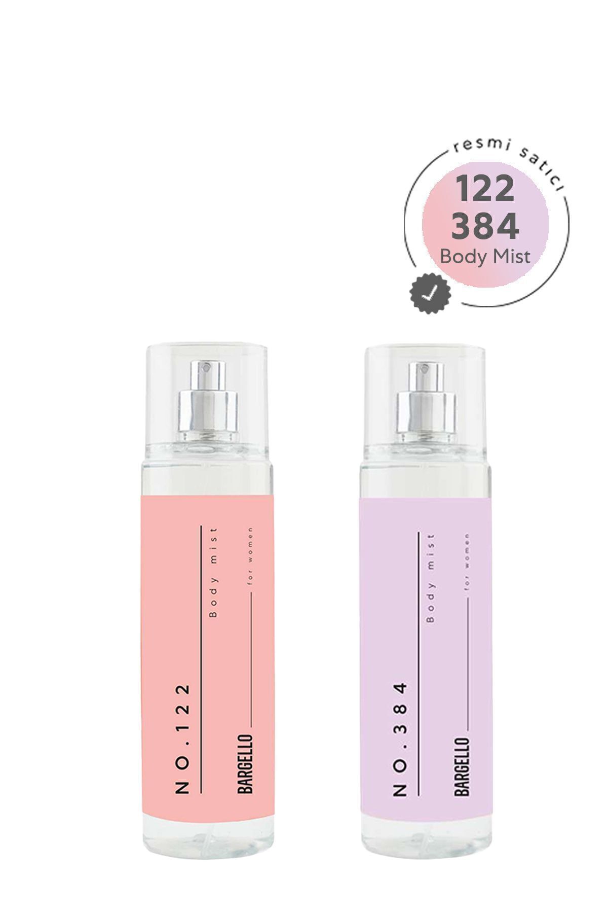 Bargello No.122 Kadın 210 ml Body Mist + No.384 Kadın 210 ml Body Mist