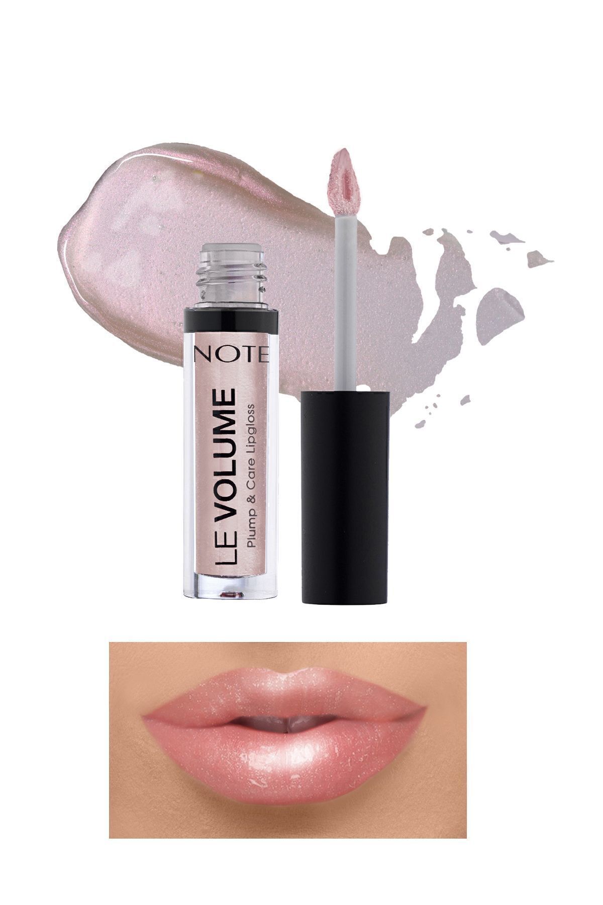 NOTE Le Volume Plump & Care Lipgloss Nemlendirici Dudak Parlatıcısı - 18 Only You - Pembe