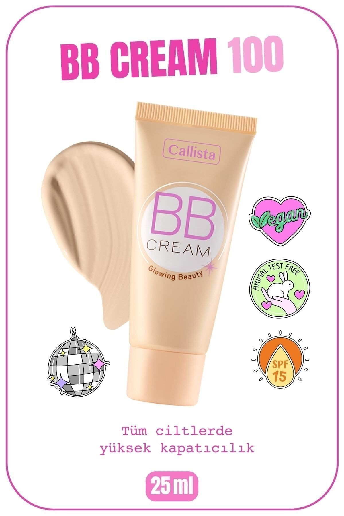 Callista Bb Cream Spf 15 Yoğun Kapatıcı Bb Krem - 100 Çok Açık