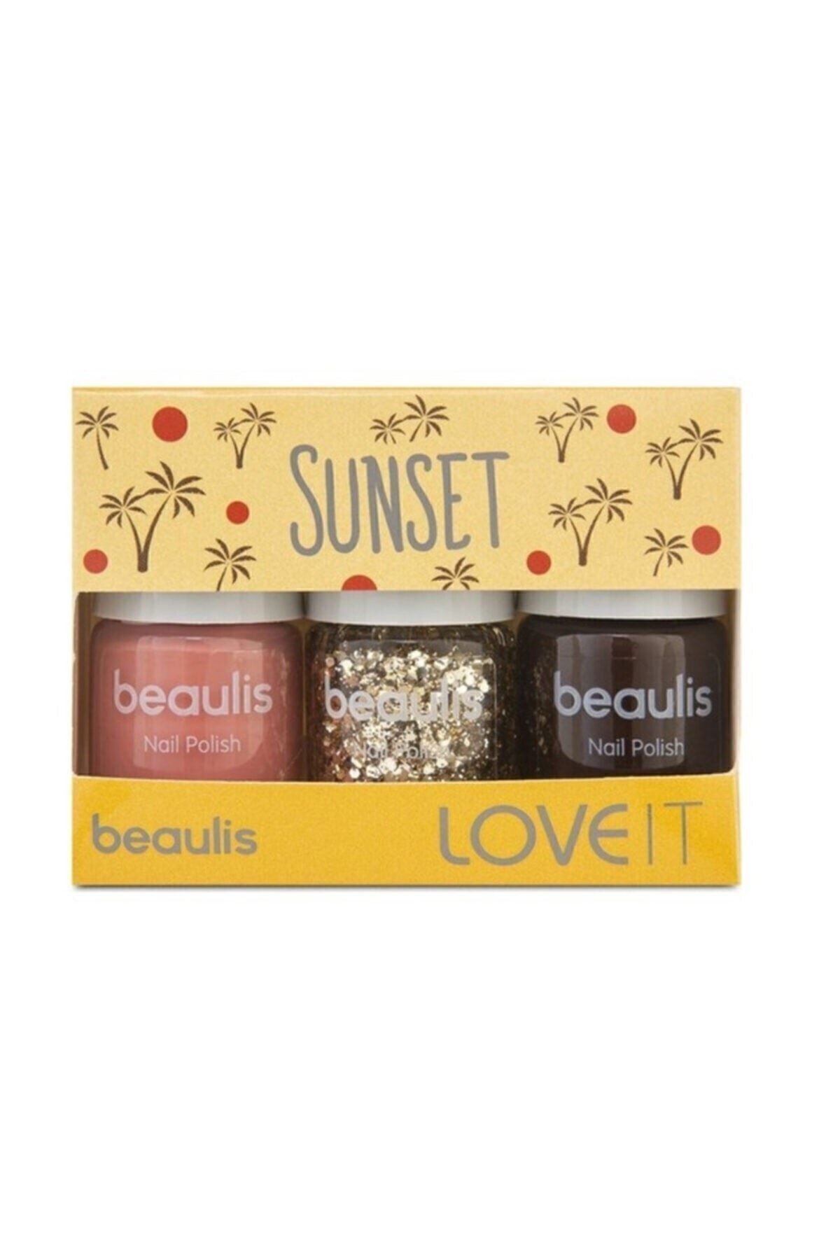 beaulis Love It Sunset 3'lü Mini Oje Seti