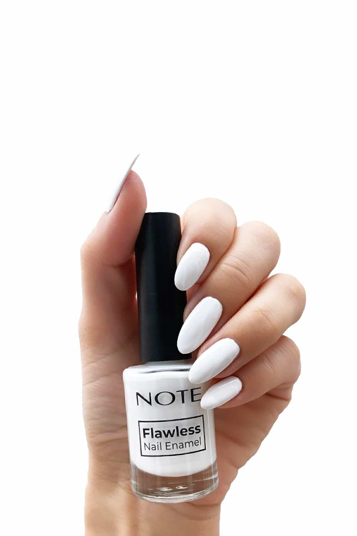 NOTE Nail Flawless Oje 02 Future White - Beyaz