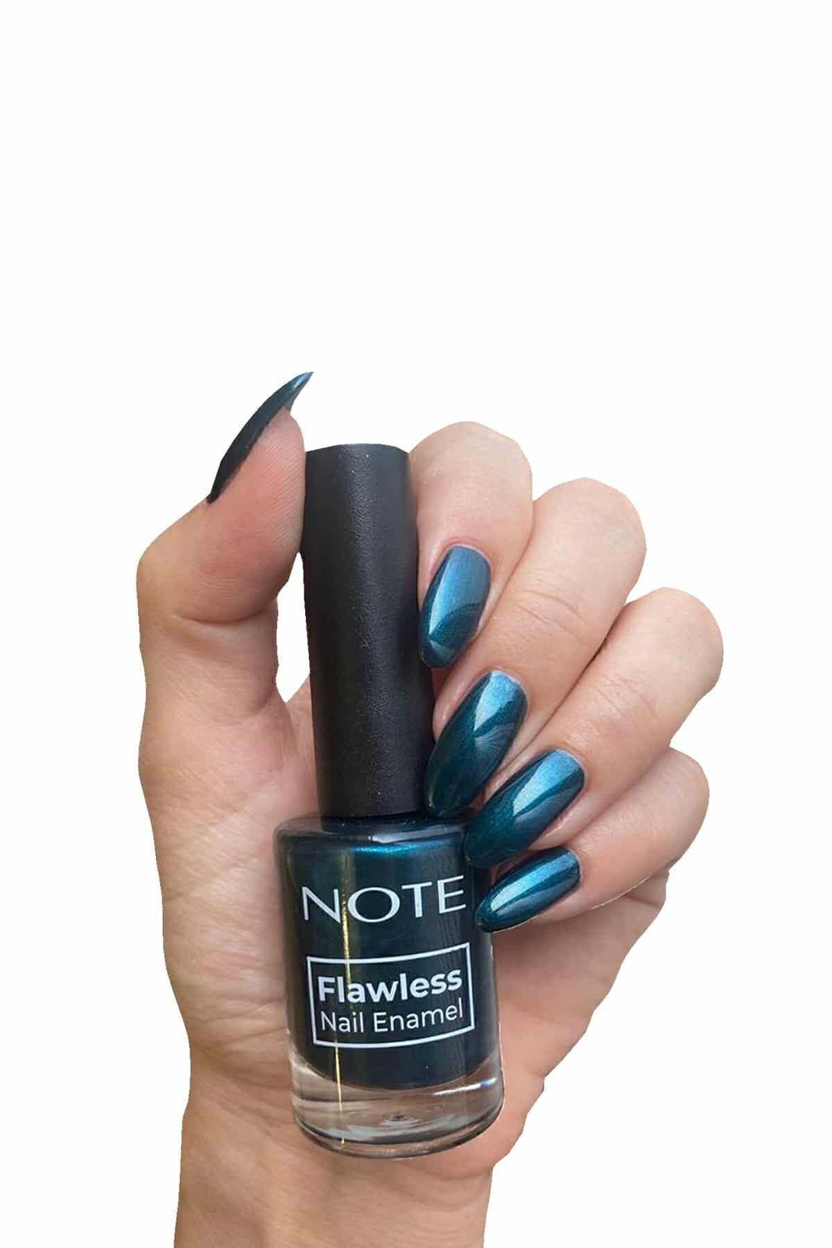 NOTE Nail Flawless Oje 114 Oil Green - Mavi