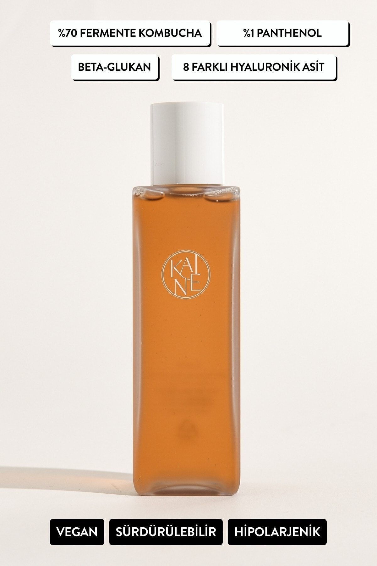 Kaine Kombu Balancing Ampoule Toner (KORENDY) Bariyer Güçlendirici Yatıştırıcı Vegan Kombuça Tonik 150ml