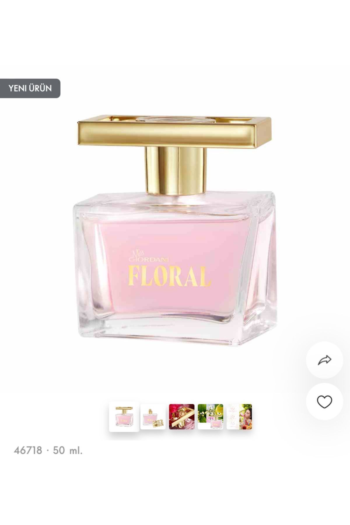 Oriflame Giordani Gold Miss Giordani Floral Eau de Parfum Kadınlığı vurgulayan koku