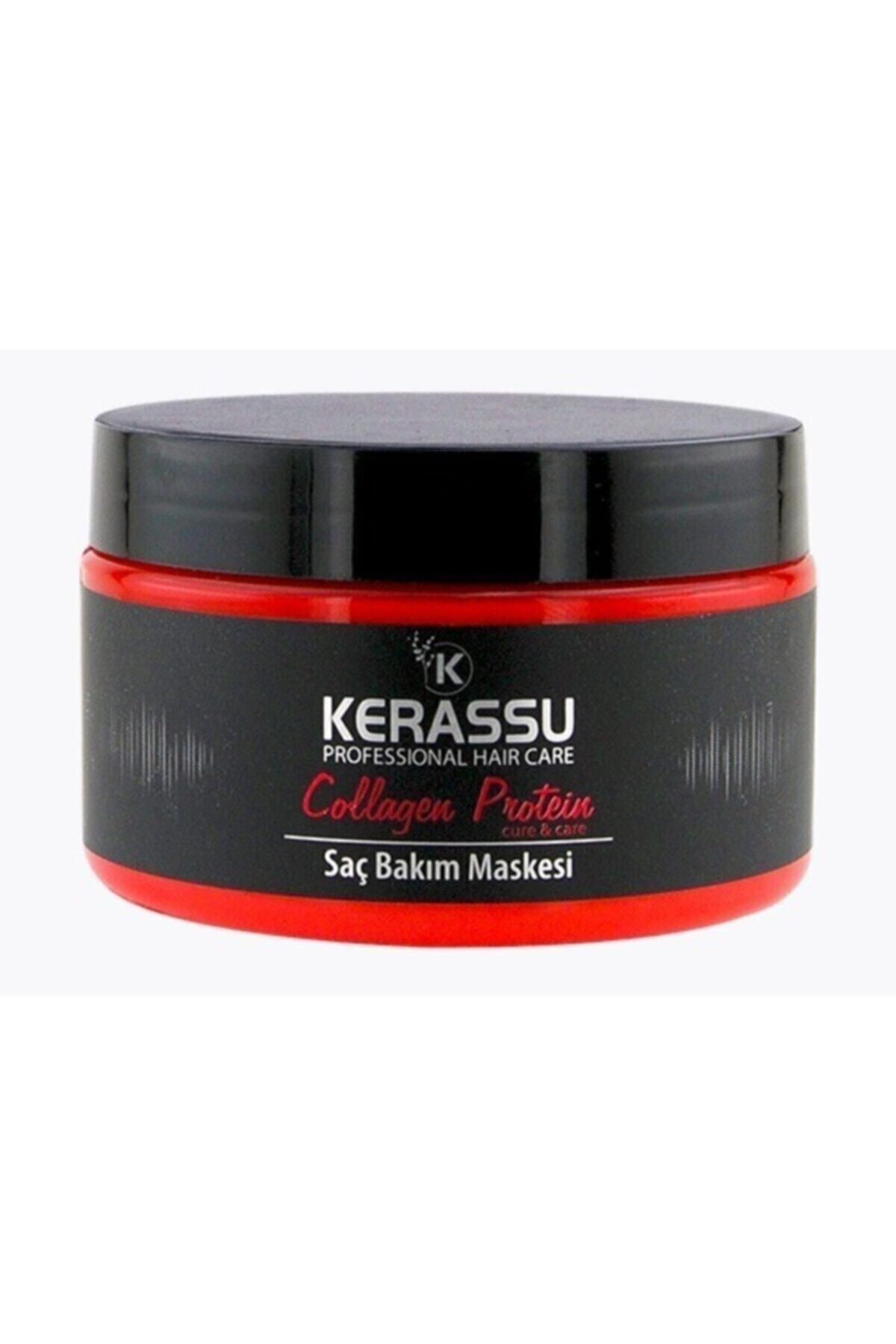 KERASSU Kolajen Keratinli Saç Bakım Maskesi 250 ml Yıpranma Ve Kırıklara Son Besleyici Kemik Iliği Takviyesi