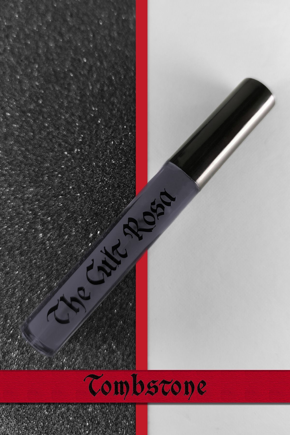 The Cult Rosa Tombstone Liplaster Gray Matte Vegan Liquid Lipstick - Vegan Mat Gri Likit Ruj - 3ML