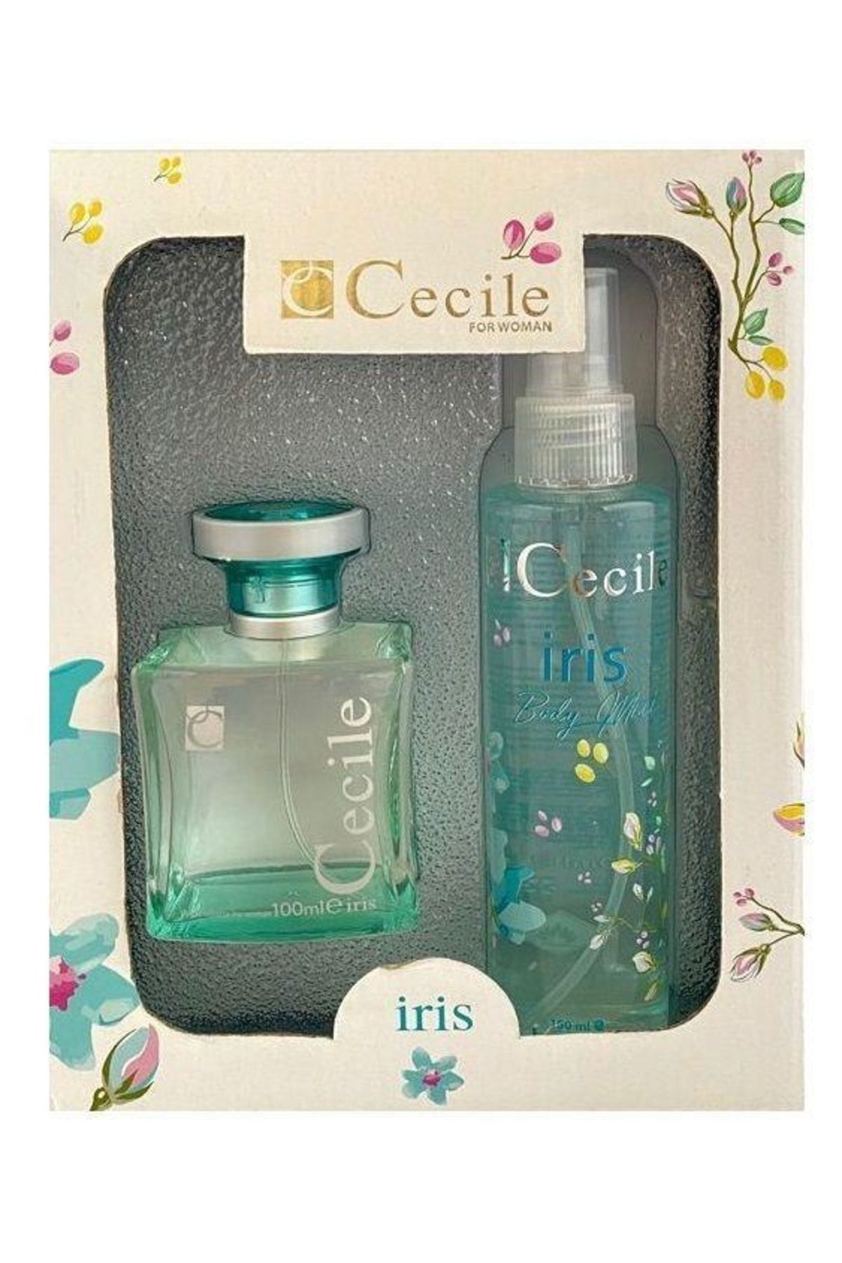 Cecile Iris Kadın Kofre 100 Ml+150 Ml Body Mist Edt