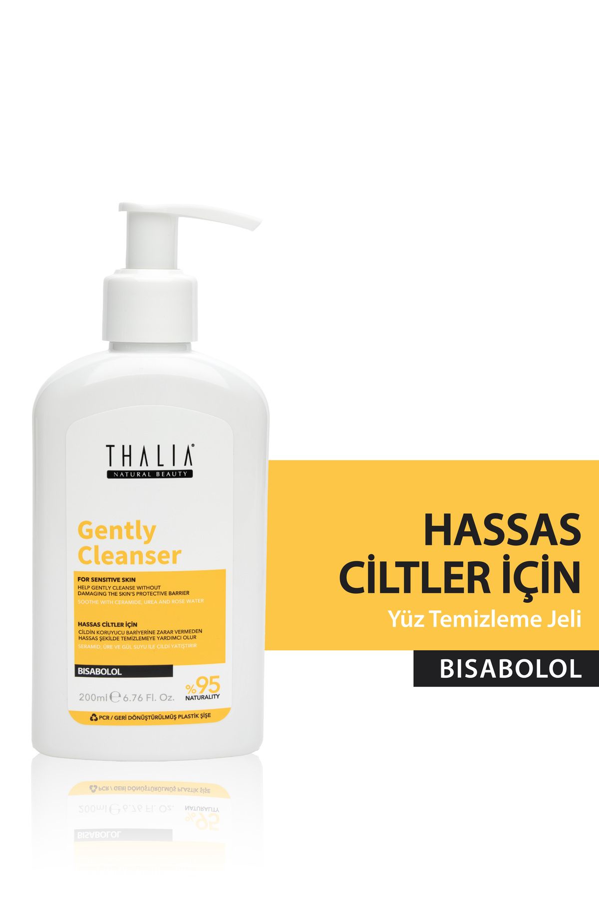 Thalia Hassas Ciltler İçin Seramid Bisabolol İçerikli Yüz Temizleme Jeli 200ml