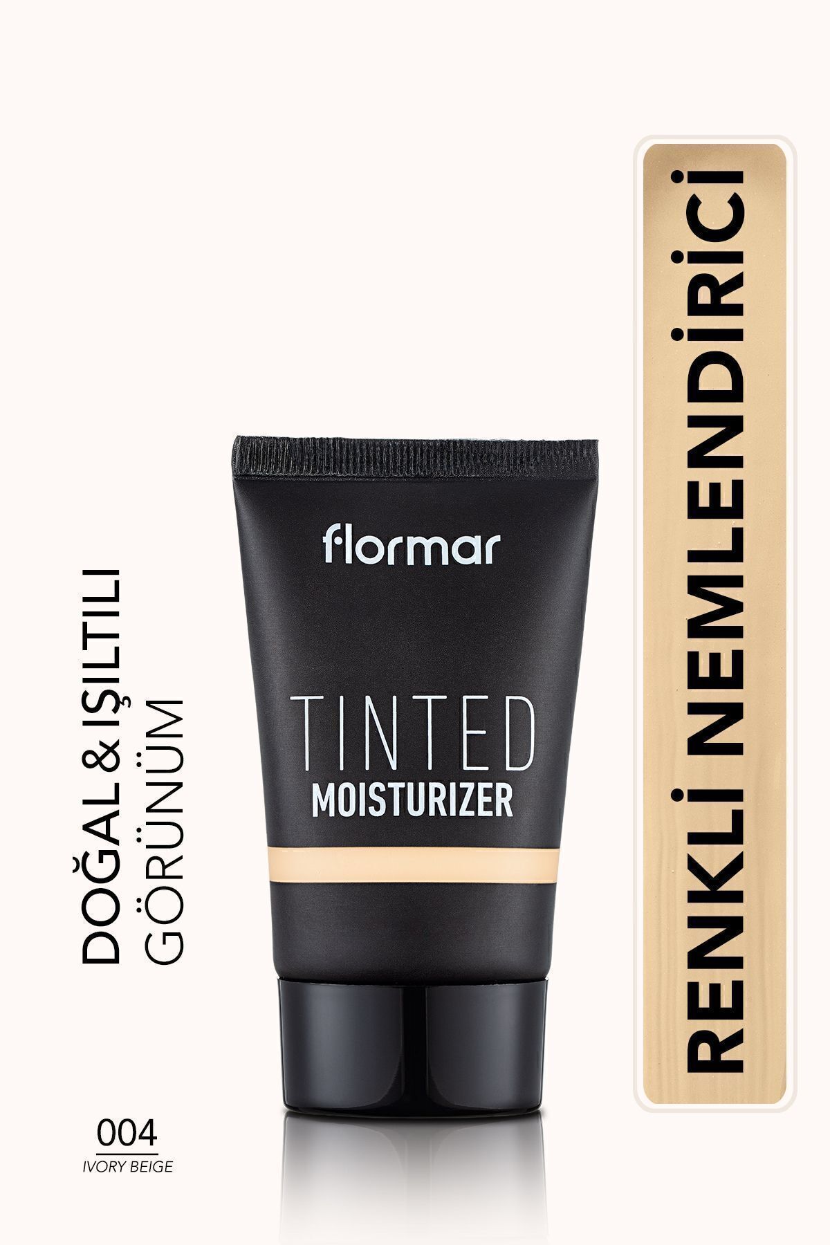 Flormar Renkli Nemlendirici (SARI ALT TON) - Tinted Moisturizer - 004 Ivory Beige - 8682536041386