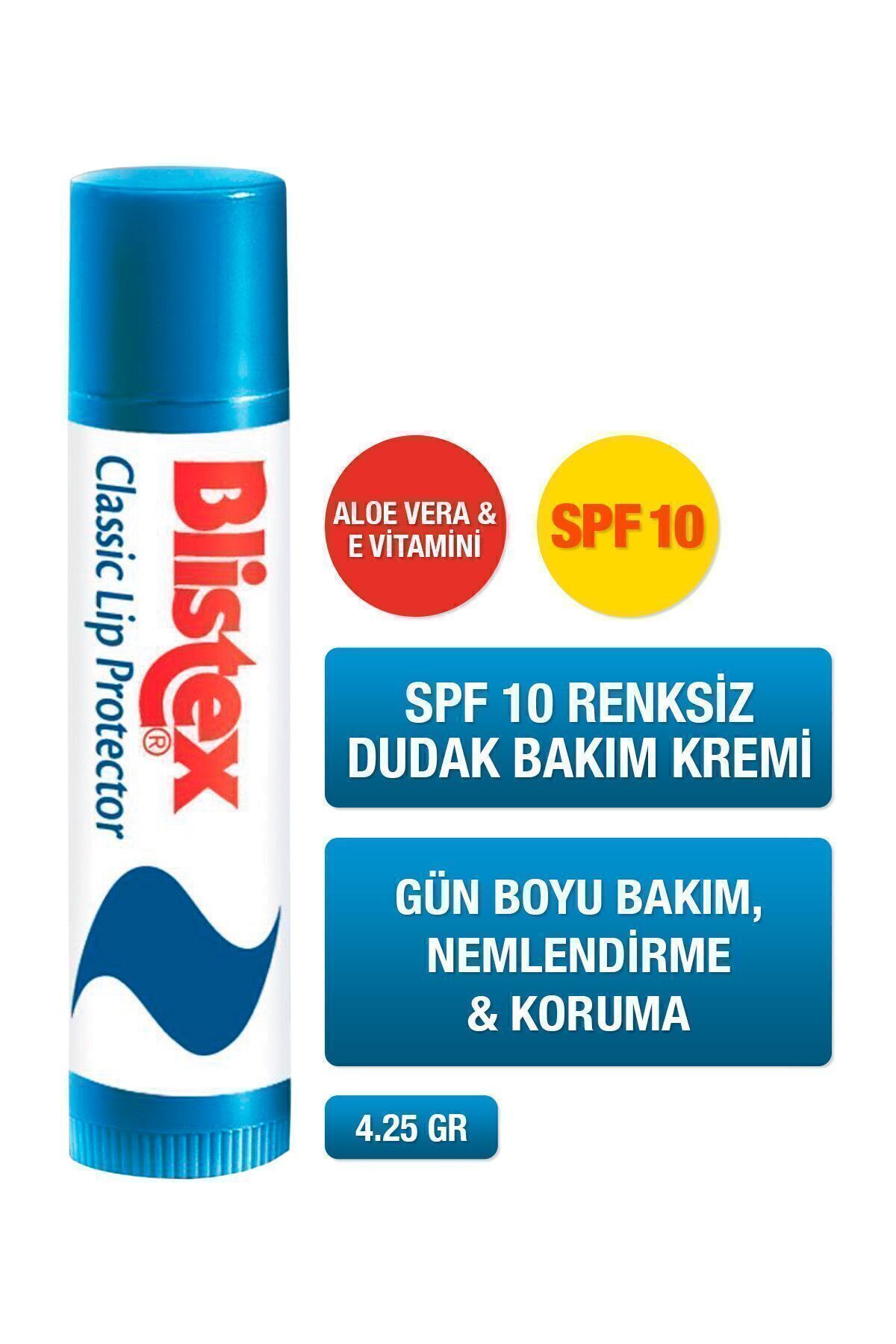Blistex Classic - Spf 10 Nemlendirici Ve Koruyucu Dudak Bakım Kremi