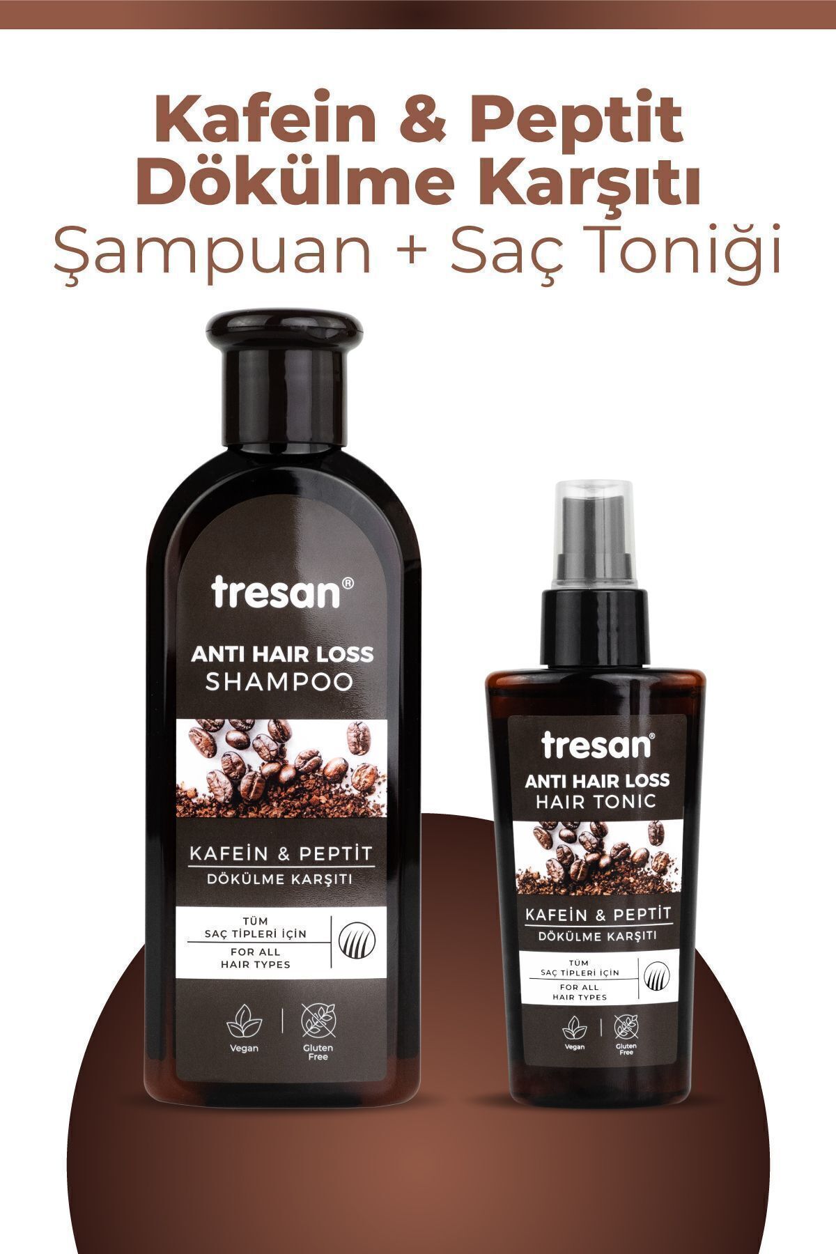 Tresan Kafein & Peptit Dökülme Karşıtı Şampuan Saç Toniği