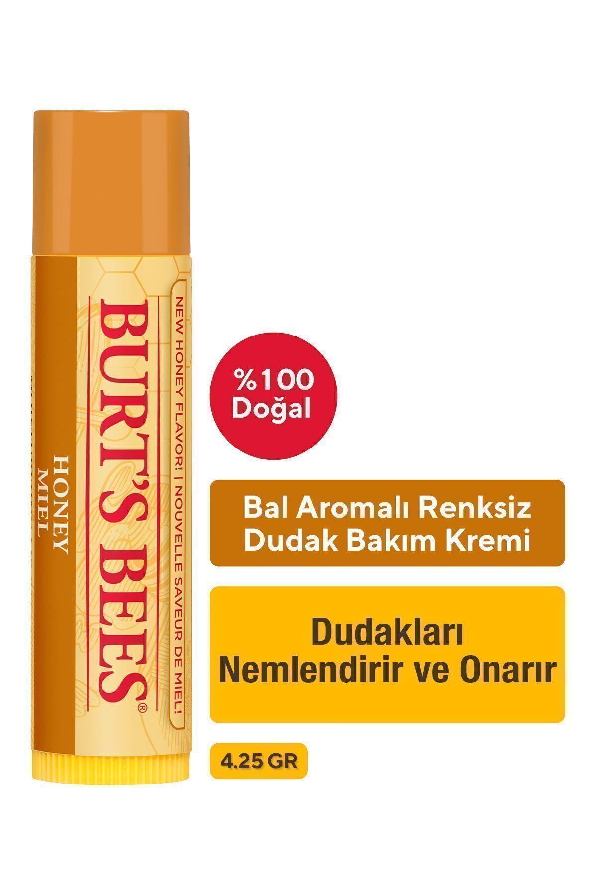 Burts Bees Moisturizing Doğal Bal Özlü Dudak Bakım Kremi
