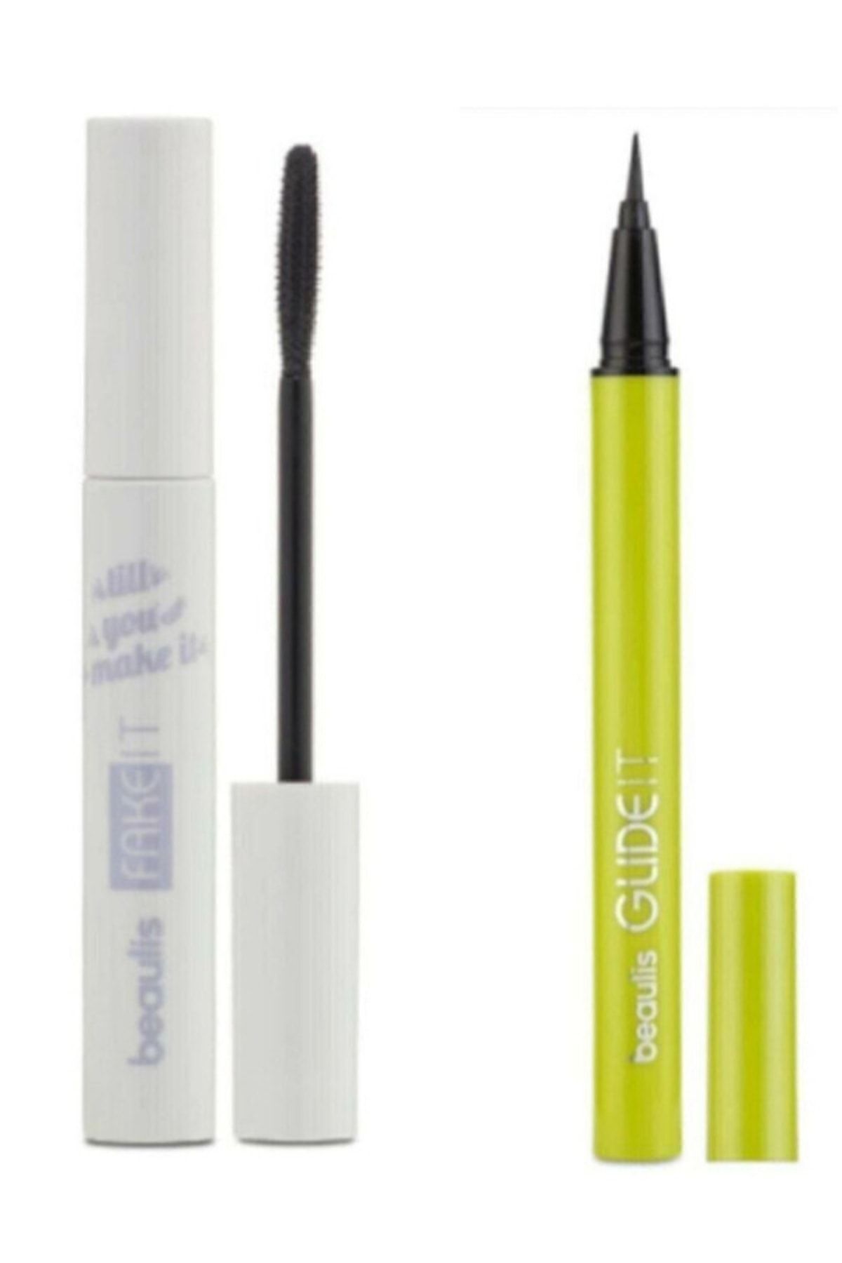 beaulis Glide It Eyeliner 100 Black + Fake It Maskara