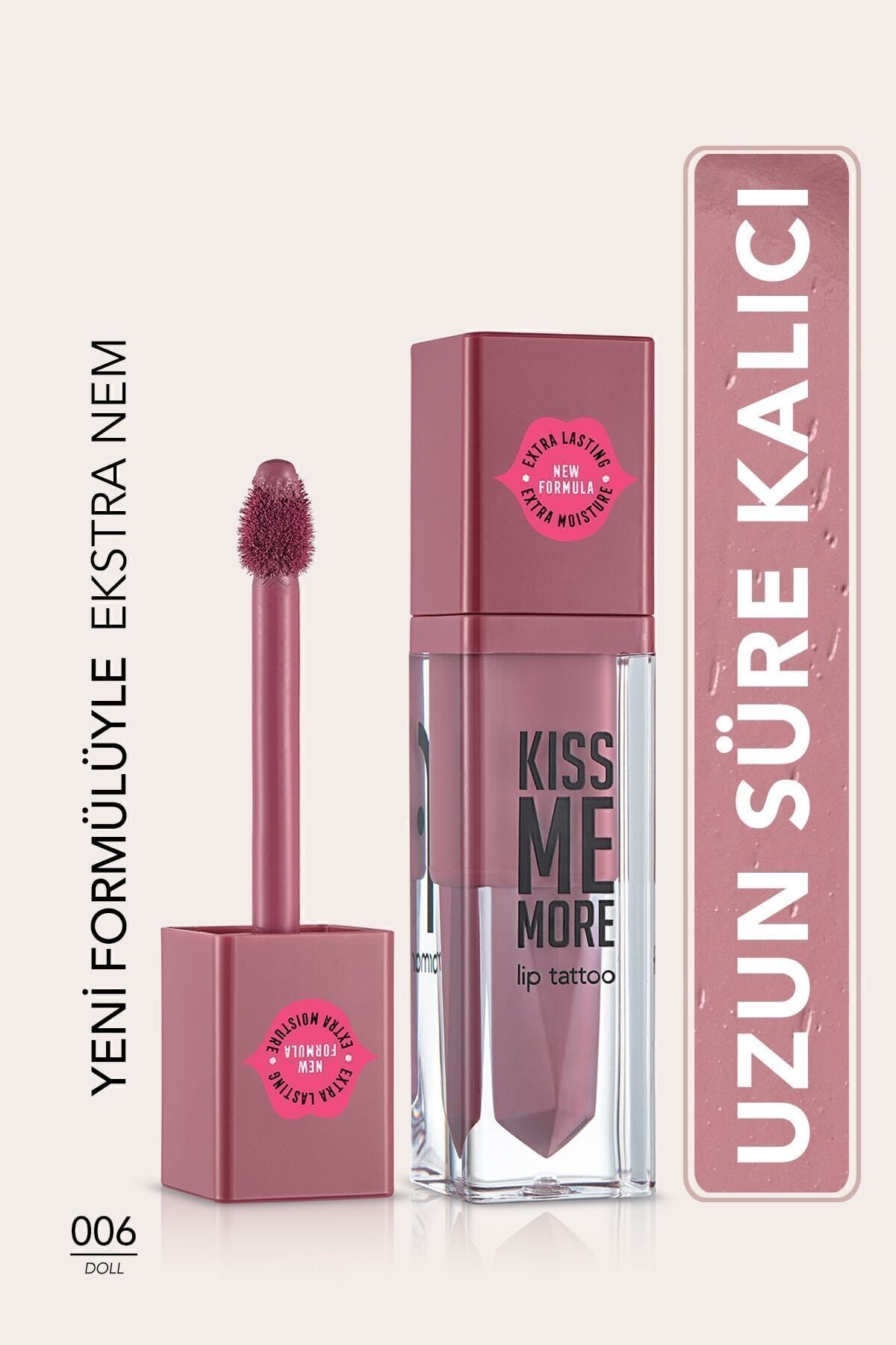 Flormar Uzun Süre Kalıcı Mat Ruj - Kiss Me More-006 Doll-8682536040679