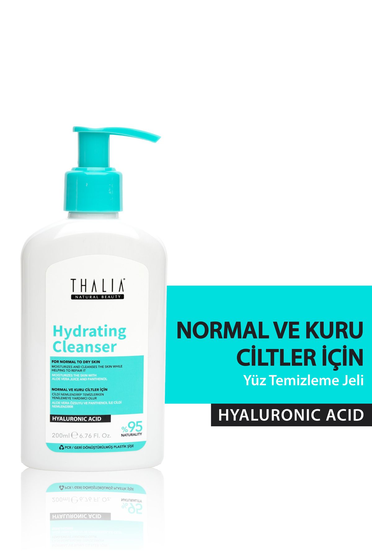 Thalia Kuru Ciltler İçin Hyaluronik Asit & Seramid İçerikli Yüz Temizleme Jeli 200ml