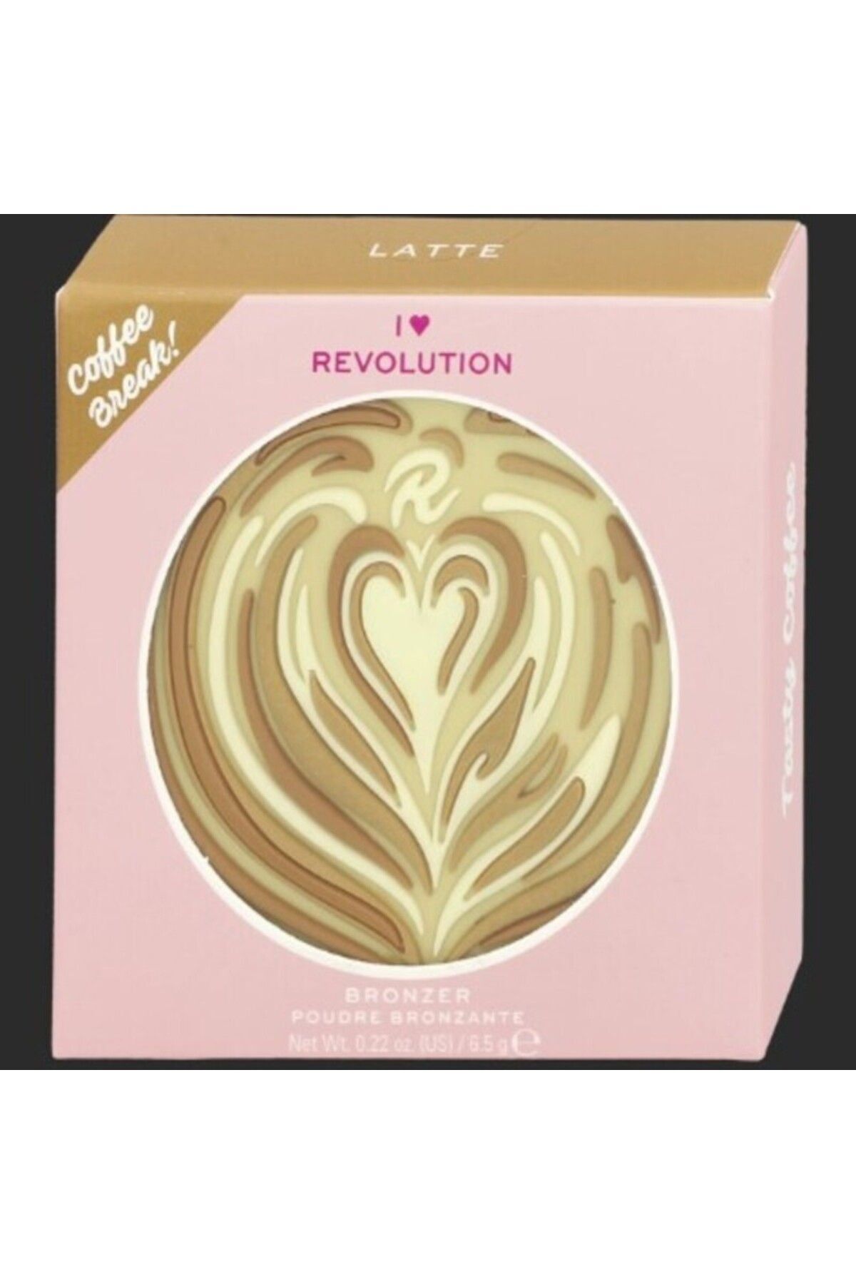 Revolution I Heart Revolution Tasty Coffee Bronzer for face Latte 6,5 g