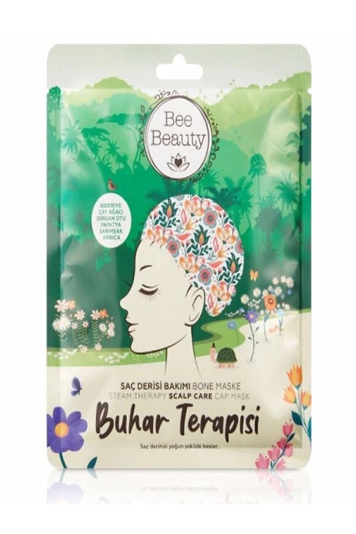 Bee Beauty Buhar Terapisi Saç Derisi Bakımı Bone Maske Biberiye,çay Ağaçı ,papatya