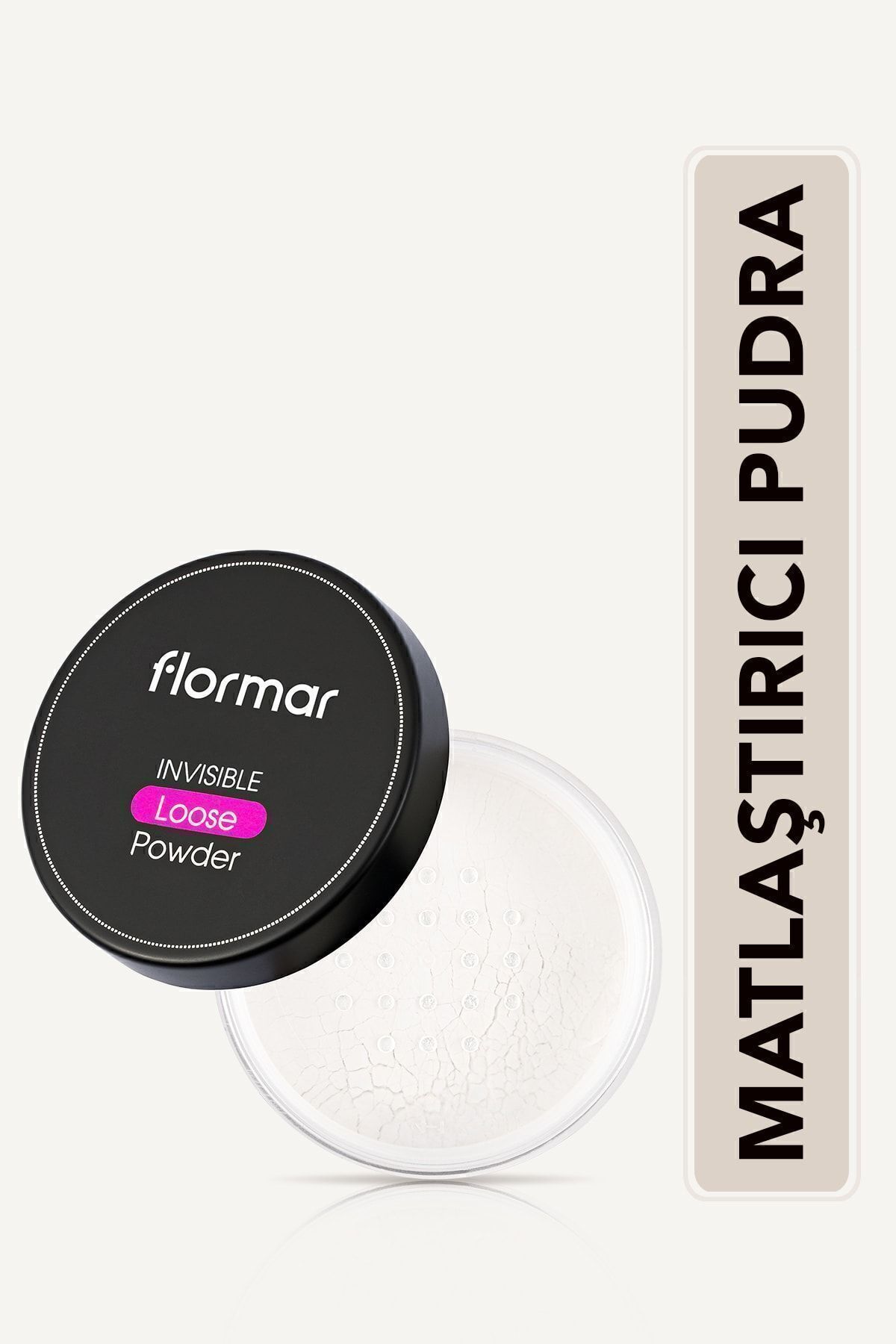 Flormar Mat Bitişli Toz Sabitleyici Transparan Pudra - Invisible Loose Powder - 001 - 8690604271467