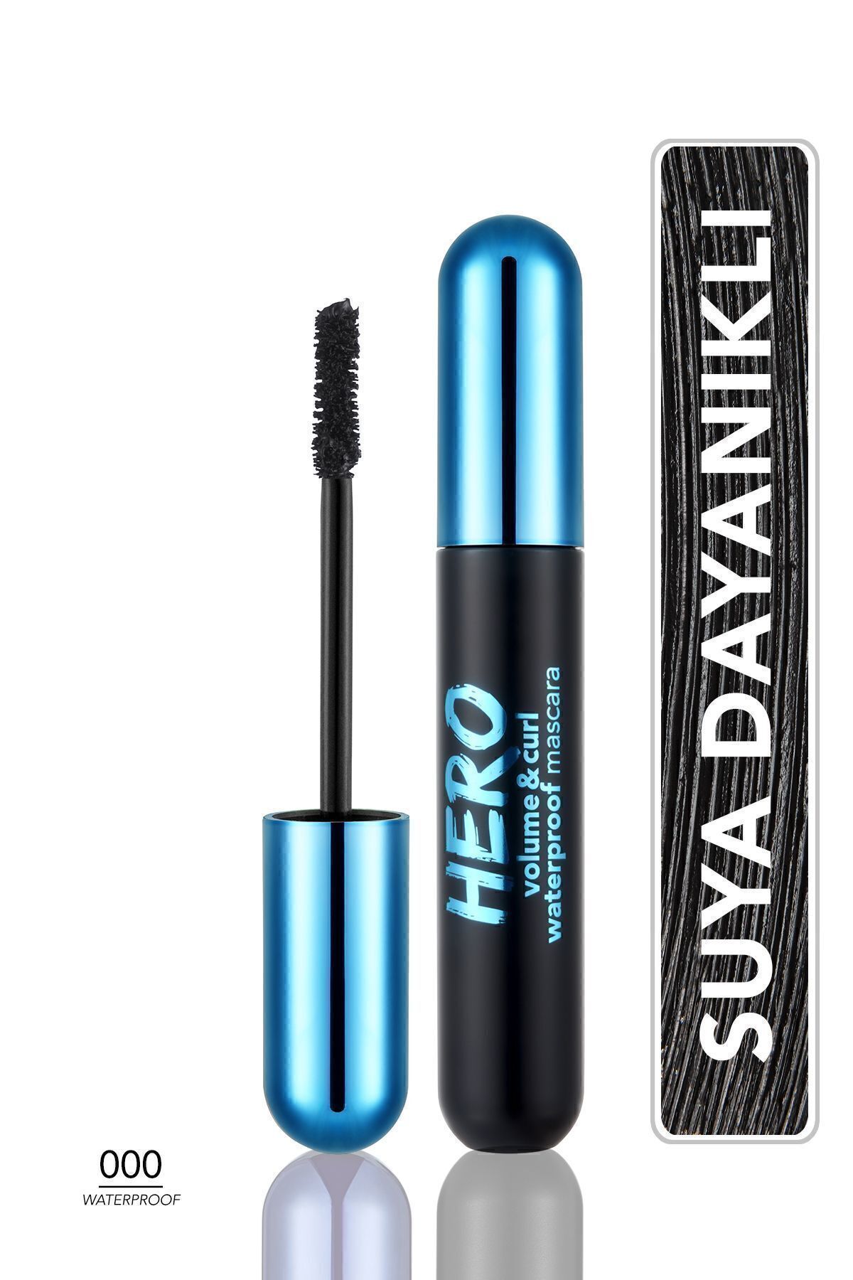 Flormar Kıvrım Ve Hacim Veren Maskara Suya Dayanıklı(SİYAH)-hero Volume & Curl Mascara-8682536063050