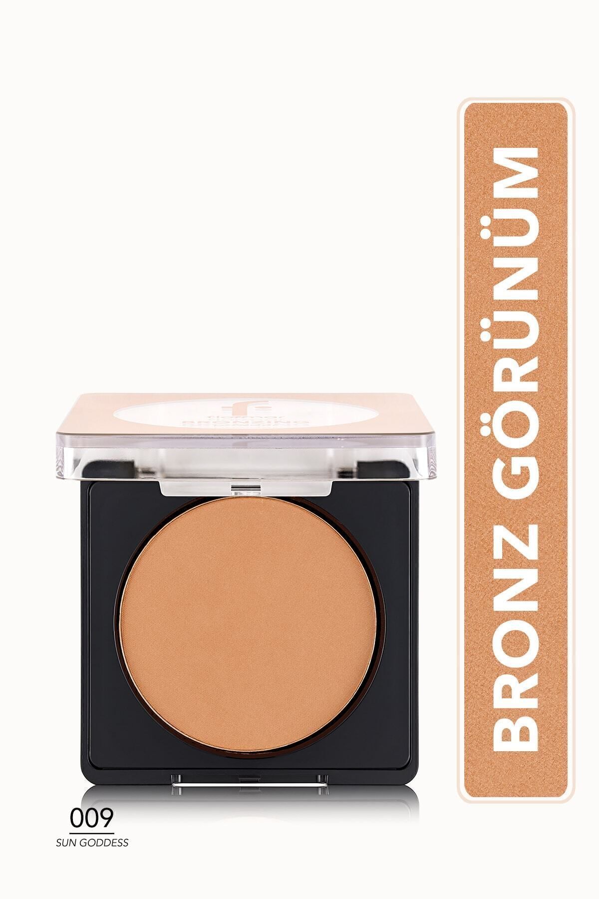 Flormar Yoğun Pigmentli Işıltılı Bronzer - Bronzing Powder - 009 Sun Goddess - 8682536053495