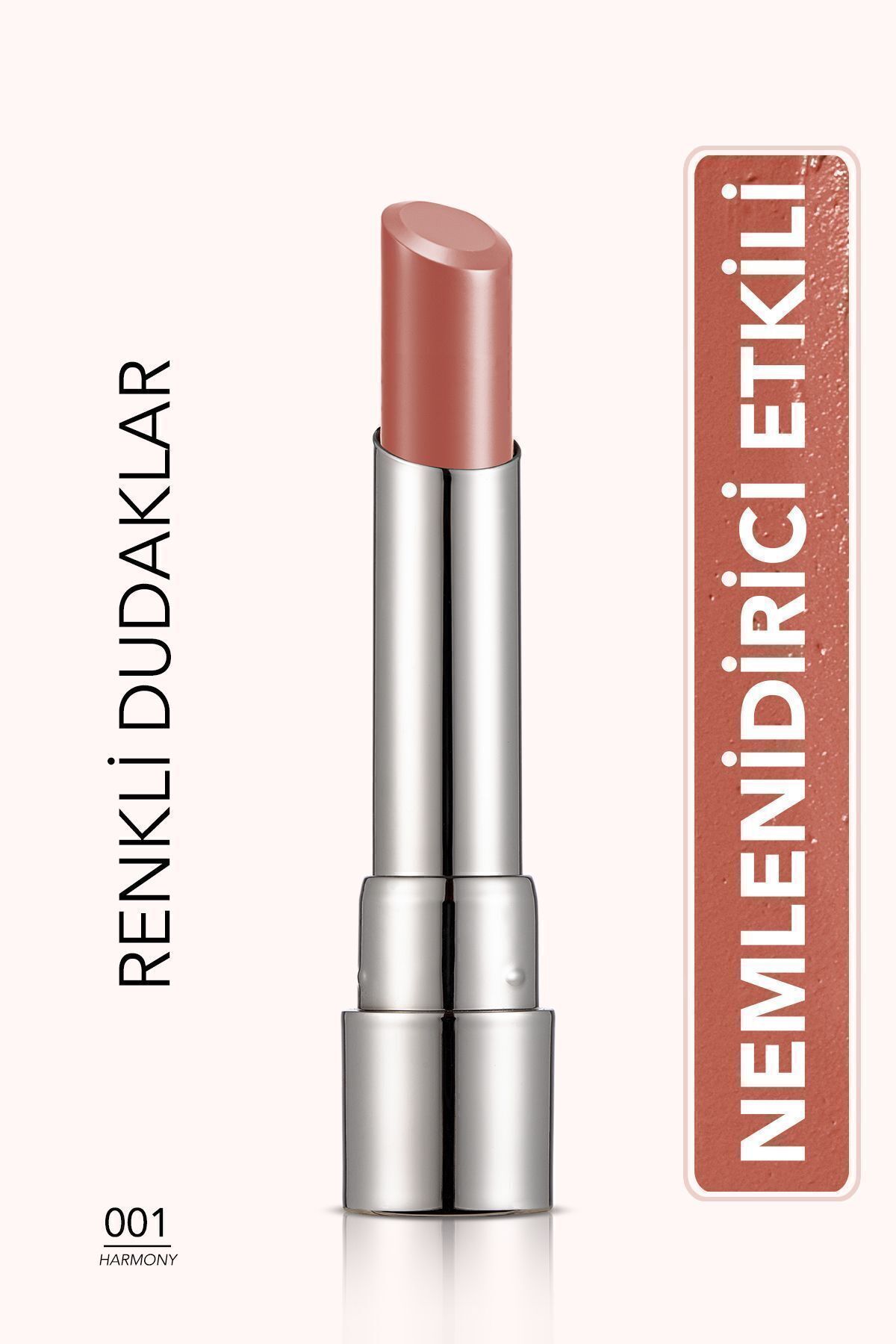 Flormar Nemlendirici Parlak Ruj (Nude) - Sheer Up Sls. - 001 Harmony - 8682536011990