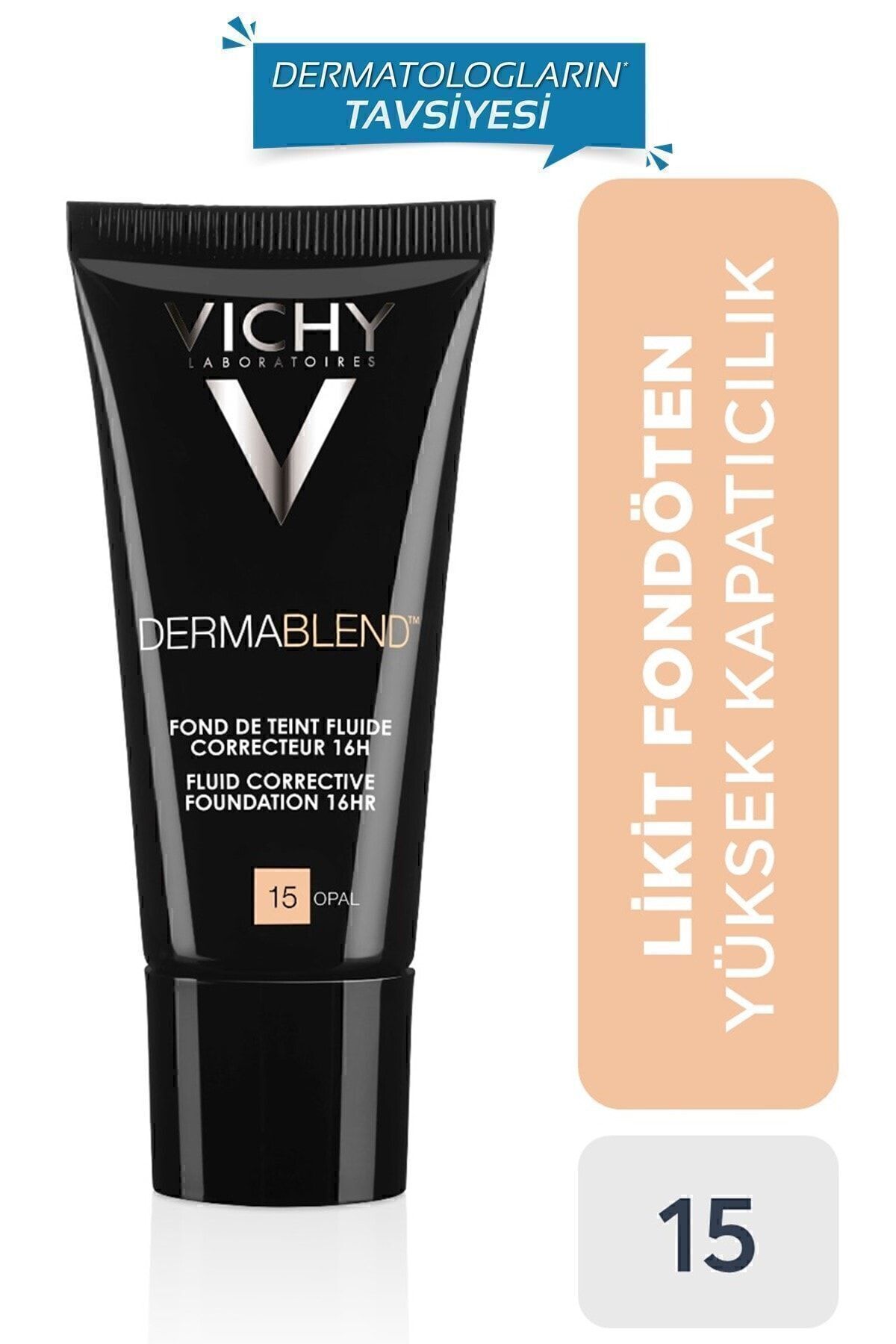 Vichy Dermablend Fluid Fondöten SPF35 15 30 ml